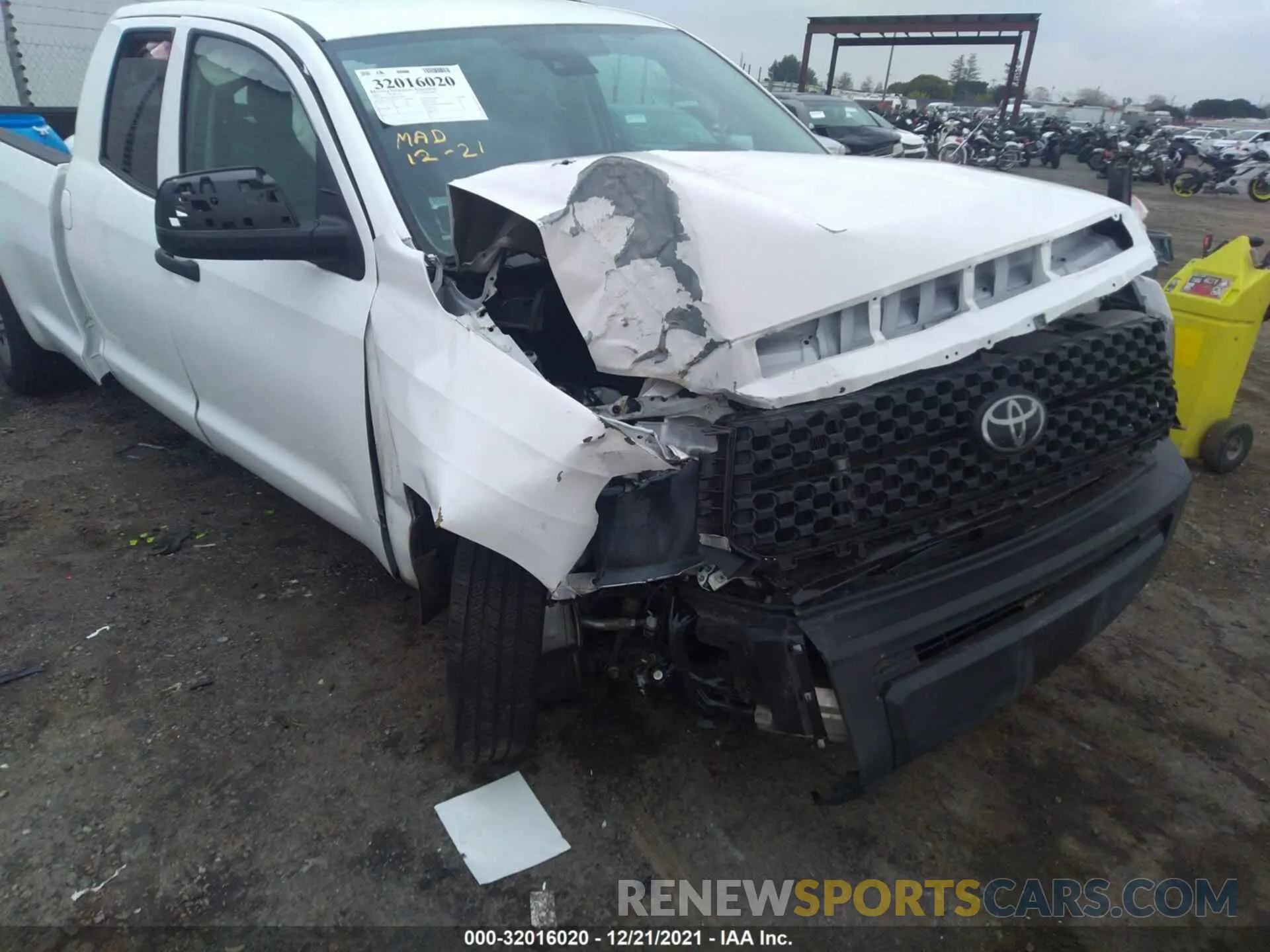 6 fotografías del automóvil dañado 5TFTY5F1XMX011944 TOYOTA TUNDRA 2WD 2021