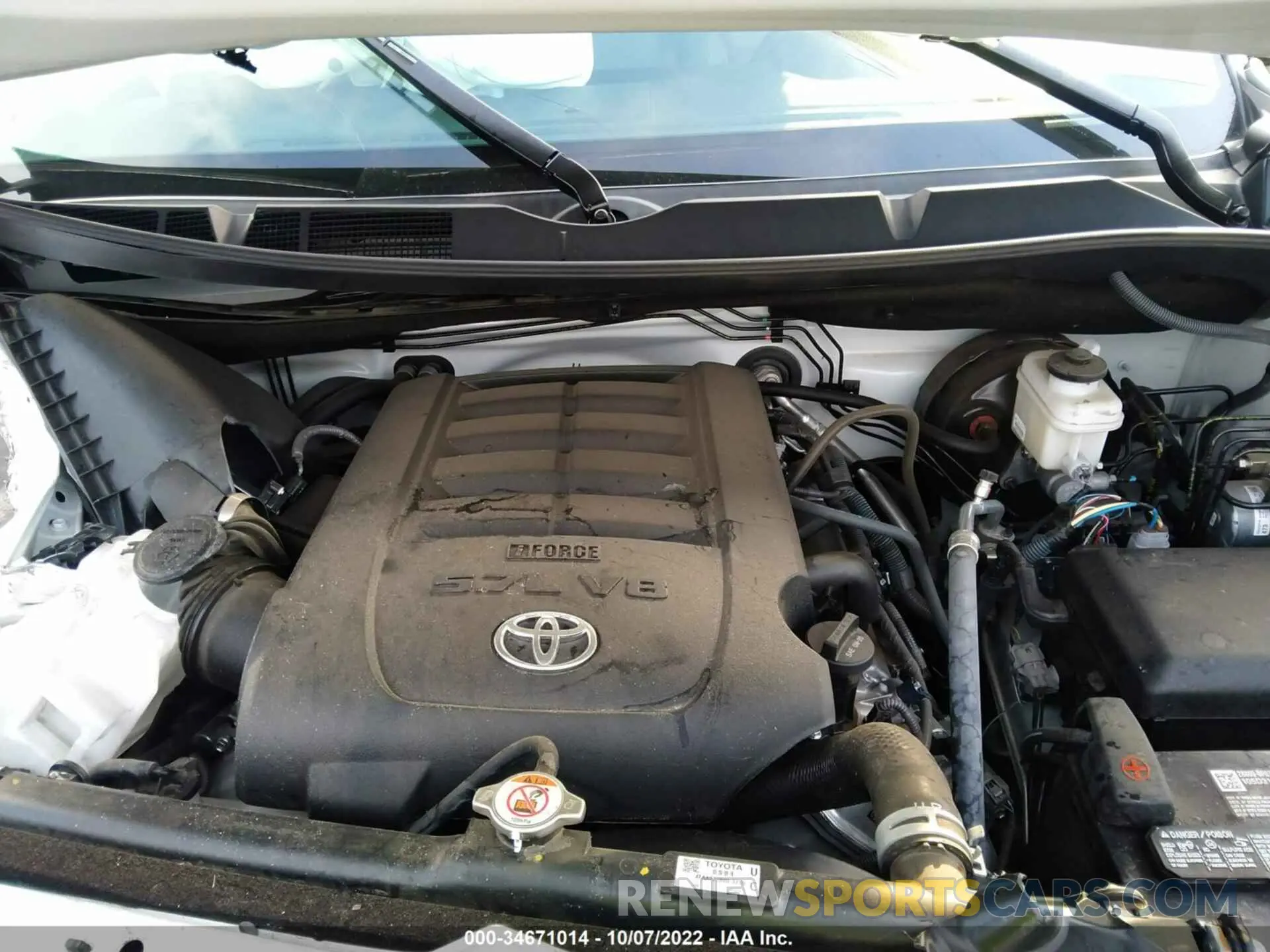 10 fotografías del automóvil dañado 5TFTY5F1XMX012446 TOYOTA TUNDRA 2WD 2021