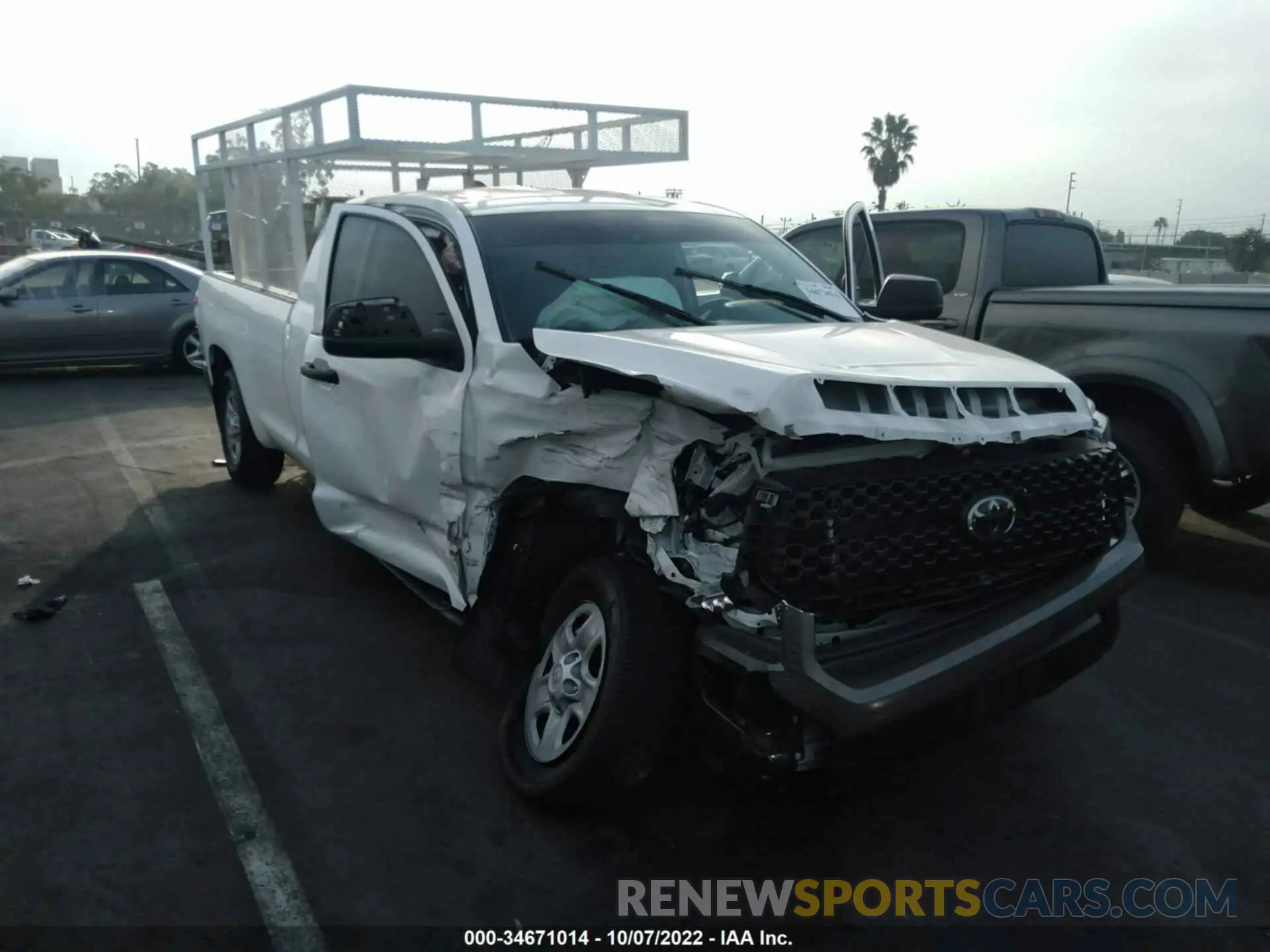6 fotografías del automóvil dañado 5TFTY5F1XMX012446 TOYOTA TUNDRA 2WD 2021