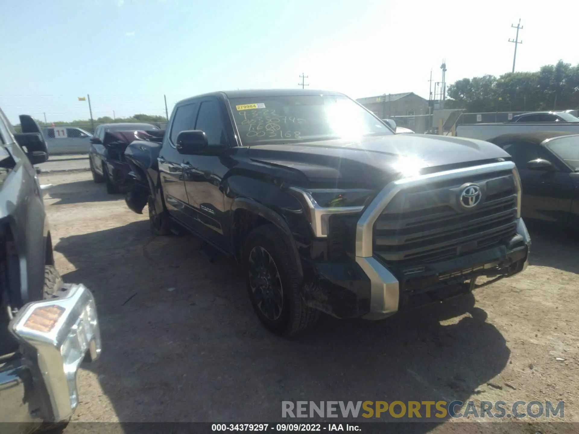6 fotografías del automóvil dañado 5TFJA5AB0NX003168 TOYOTA TUNDRA 2WD 2022