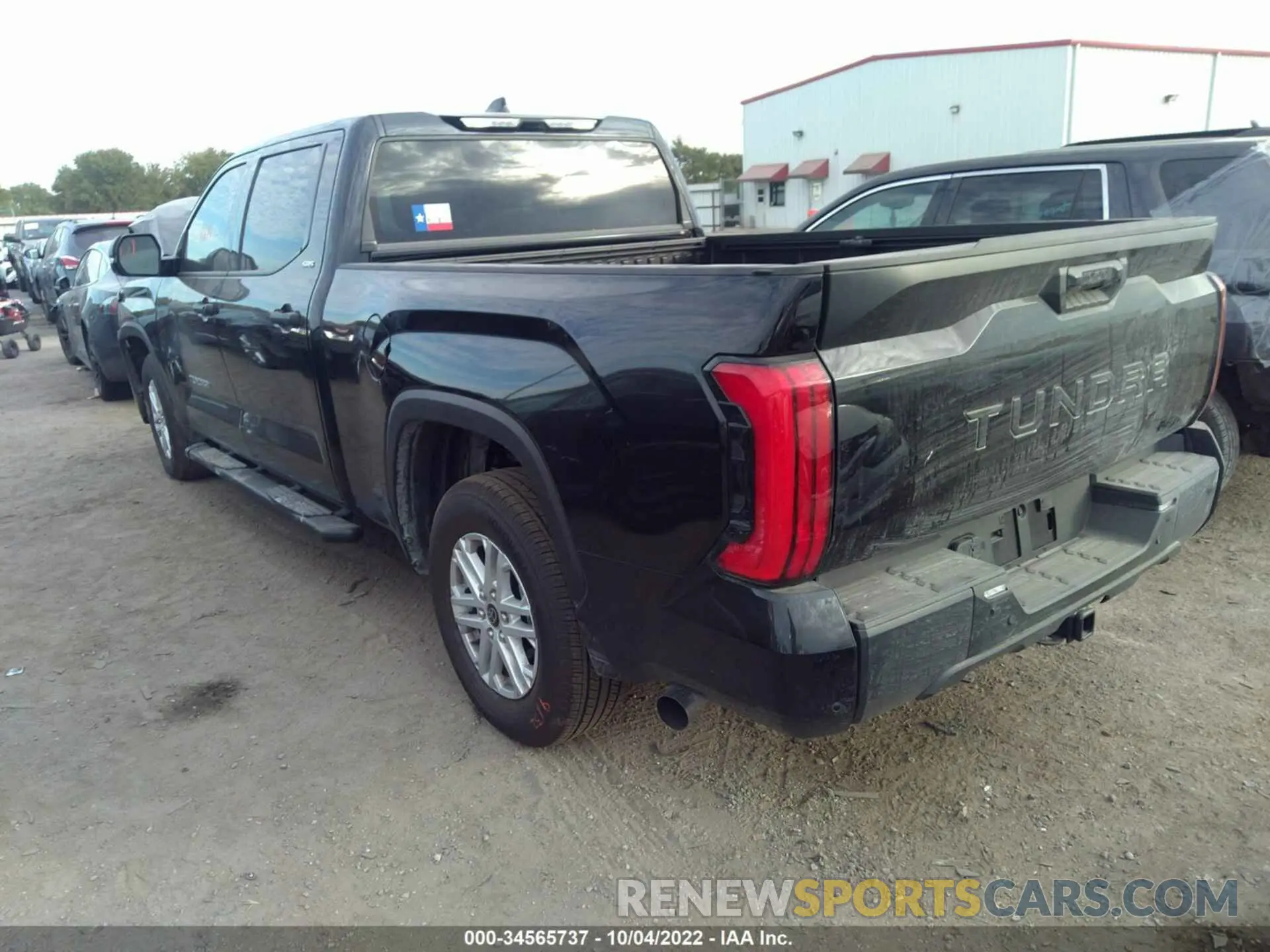 3 fotografías del automóvil dañado 5TFLA5BC2NX002037 TOYOTA TUNDRA 2WD 2022