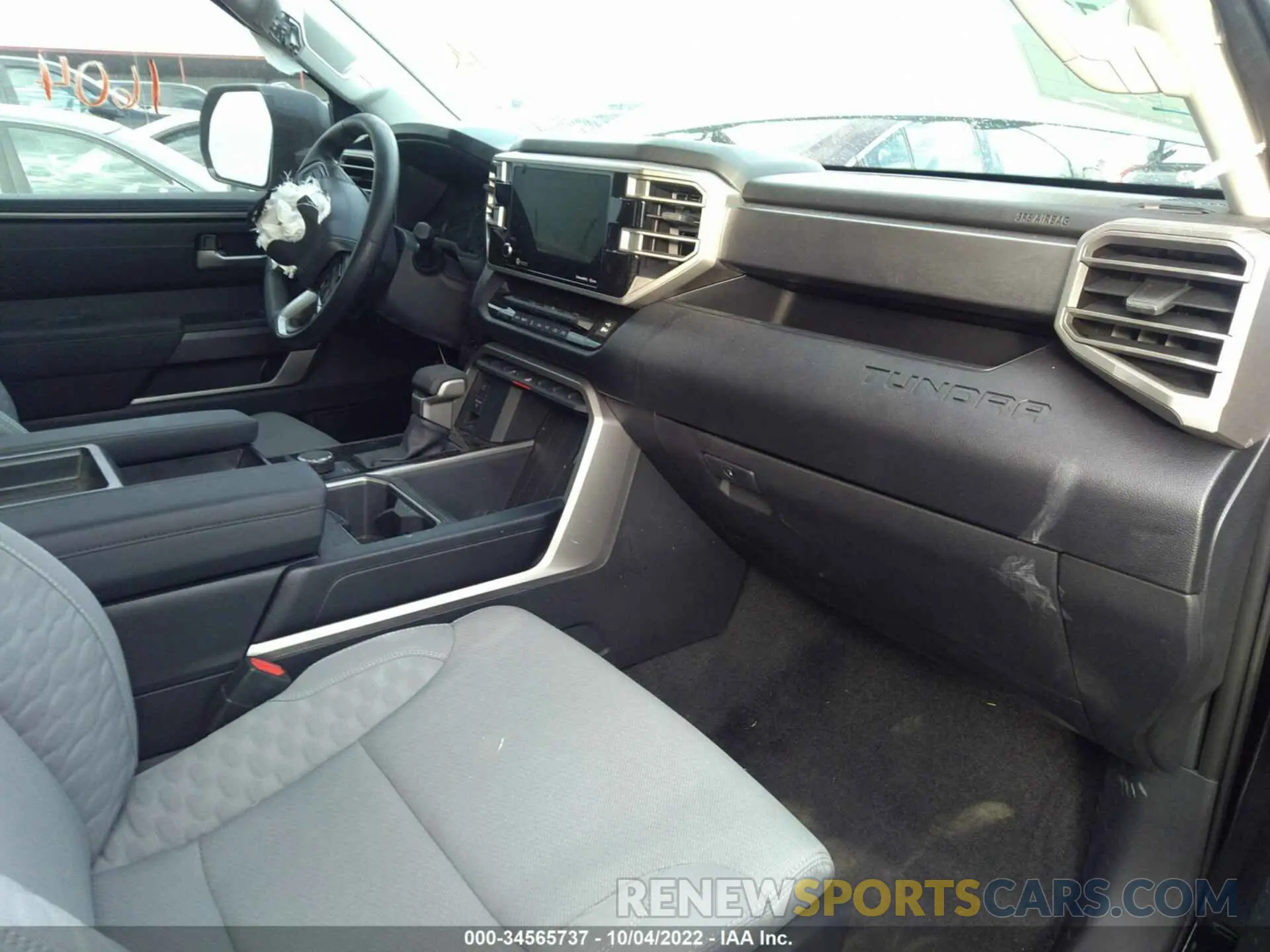 5 fotografías del automóvil dañado 5TFLA5BC2NX002037 TOYOTA TUNDRA 2WD 2022
