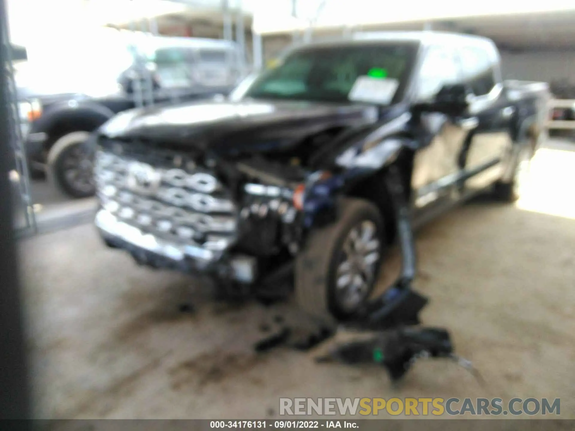6 fotografías del automóvil dañado 5TFMA5AB0NX013907 TOYOTA TUNDRA 2WD 2022