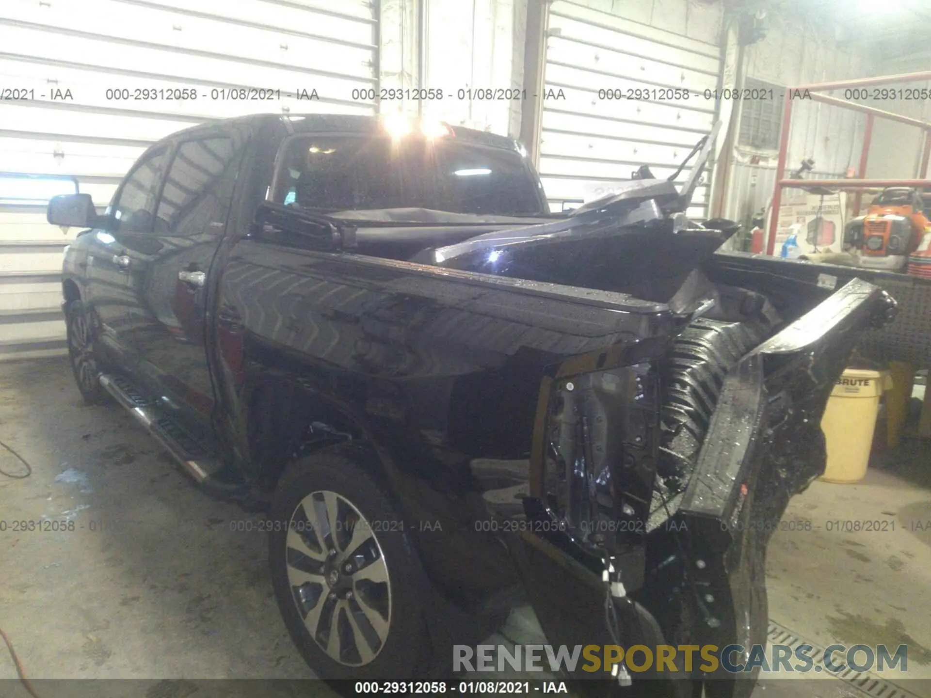 3 fotografías del automóvil dañado 5TFHY5F11MX983504 TOYOTA TUNDRA 2WD TRUCK 2021