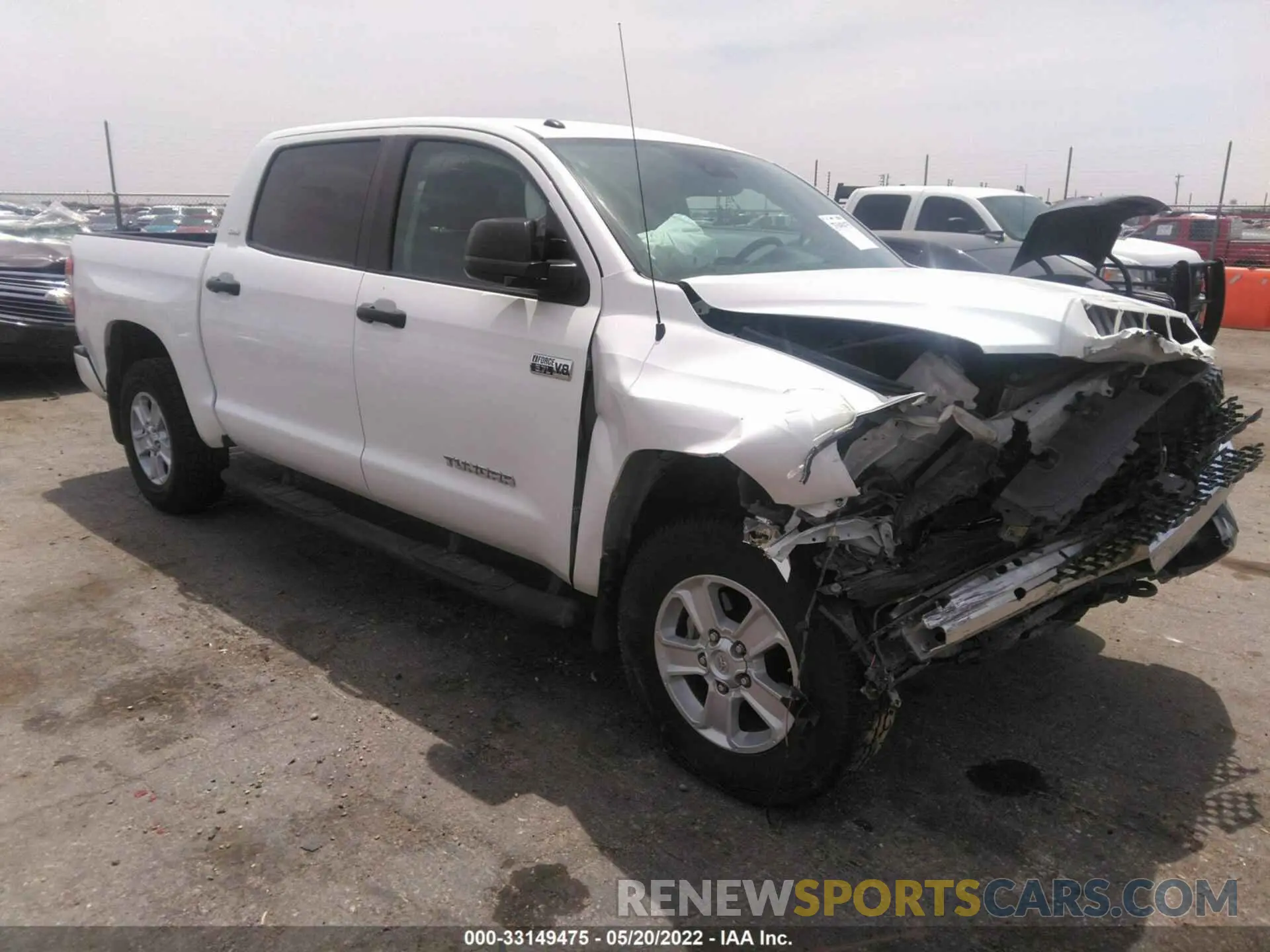 1 fotografías del automóvil dañado 5TFDW5F13KX839406 TOYOTA TUNDRA 4WD 2019