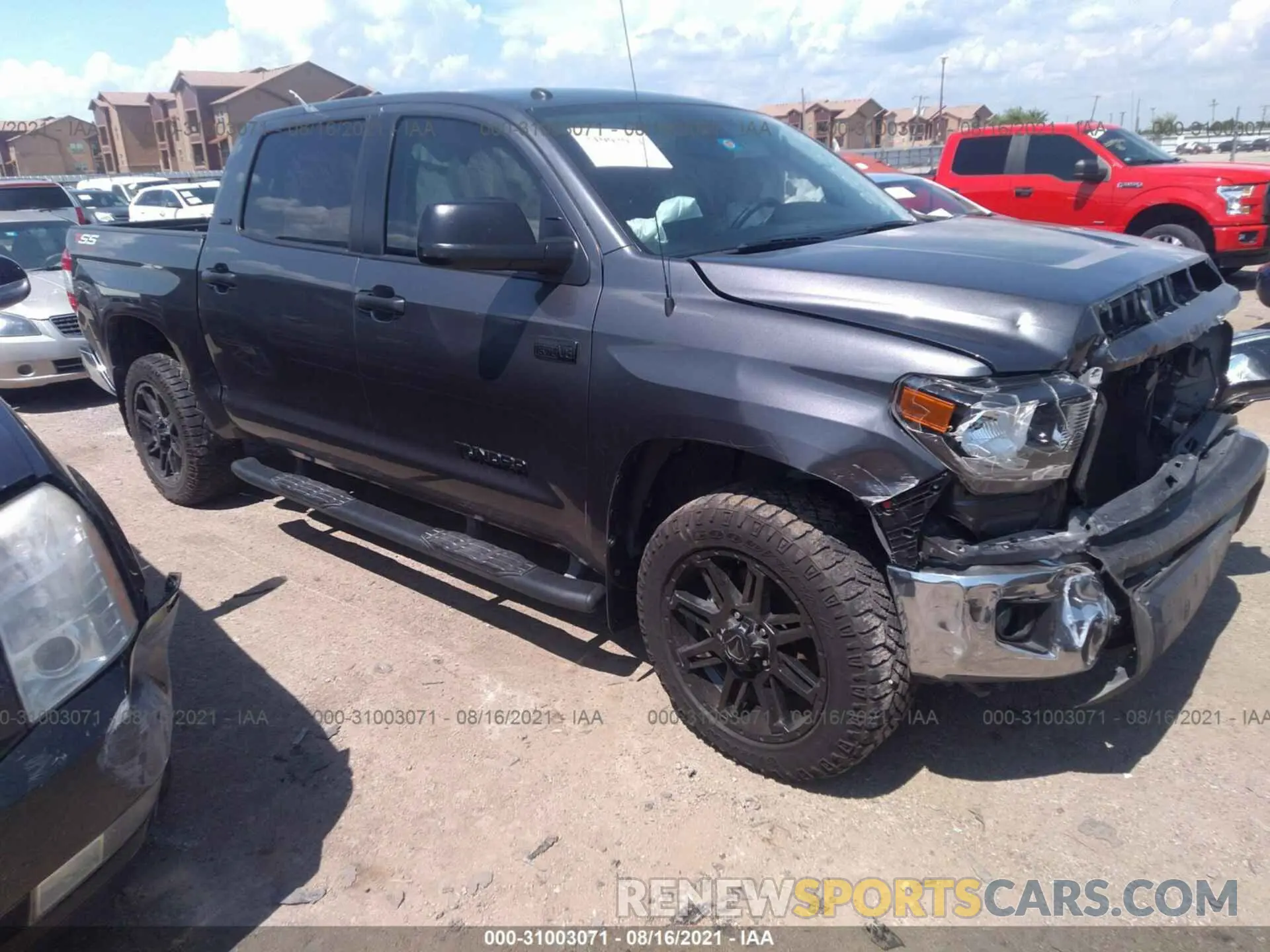 1 fotografías del automóvil dañado 5TFDY5F11KX822775 TOYOTA TUNDRA 4WD 2019