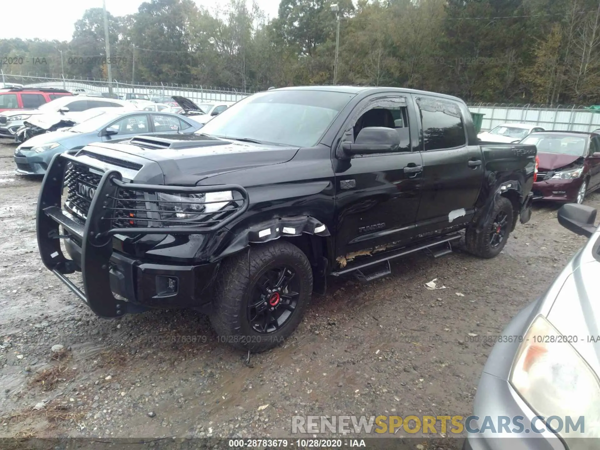 2 fotografías del automóvil dañado 5TFDY5F17KX843775 TOYOTA TUNDRA 4WD 2019
