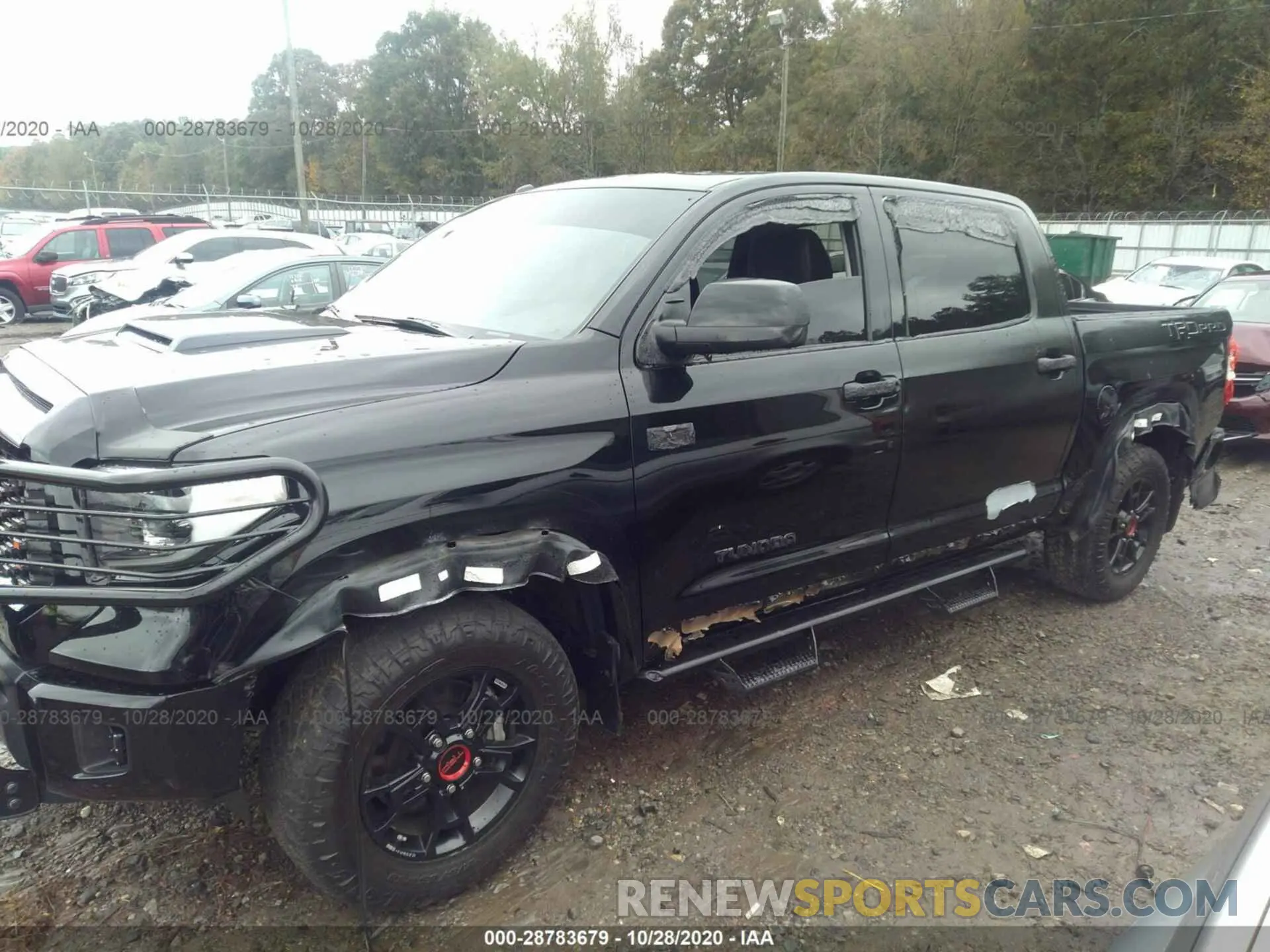 6 fotografías del automóvil dañado 5TFDY5F17KX843775 TOYOTA TUNDRA 4WD 2019