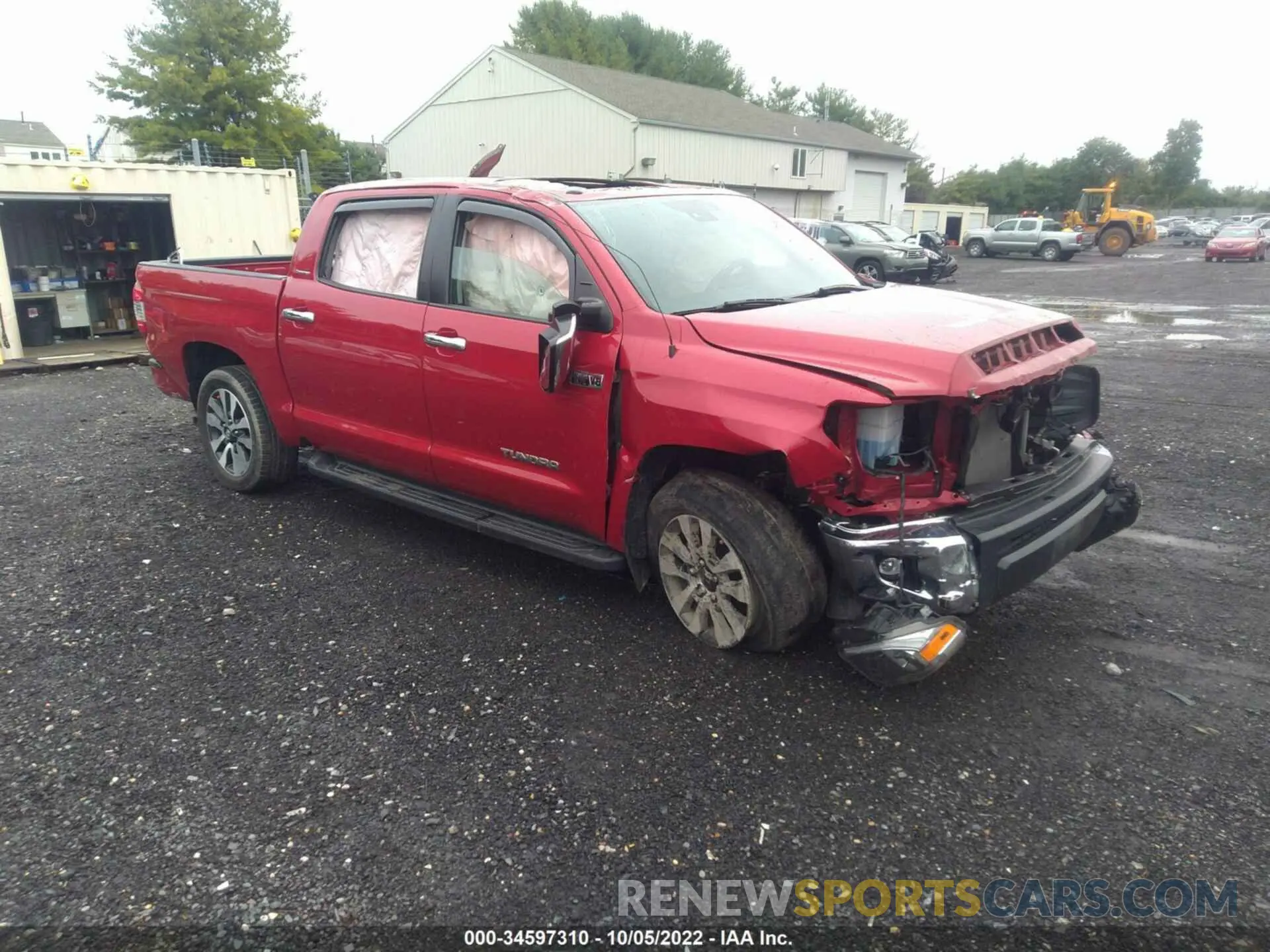 1 fotografías del automóvil dañado 5TFHY5F15KX819749 TOYOTA TUNDRA 4WD 2019