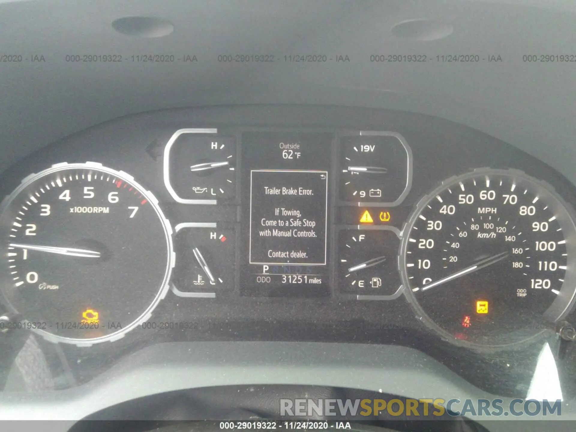 7 fotografías del automóvil dañado 5TFUW5F19KX850930 TOYOTA TUNDRA 4WD 2019