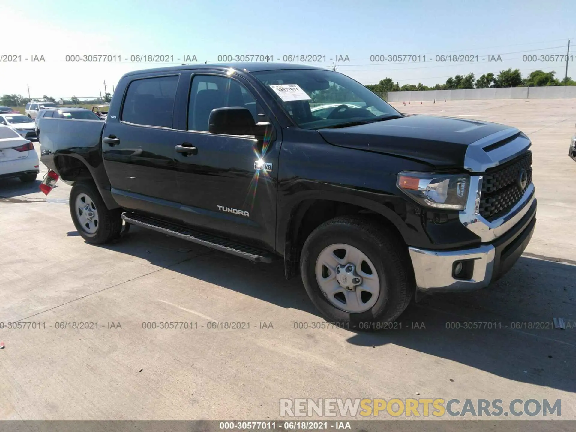 1 fotografías del automóvil dañado 5TFDY5F13LX887578 TOYOTA TUNDRA 4WD 2020