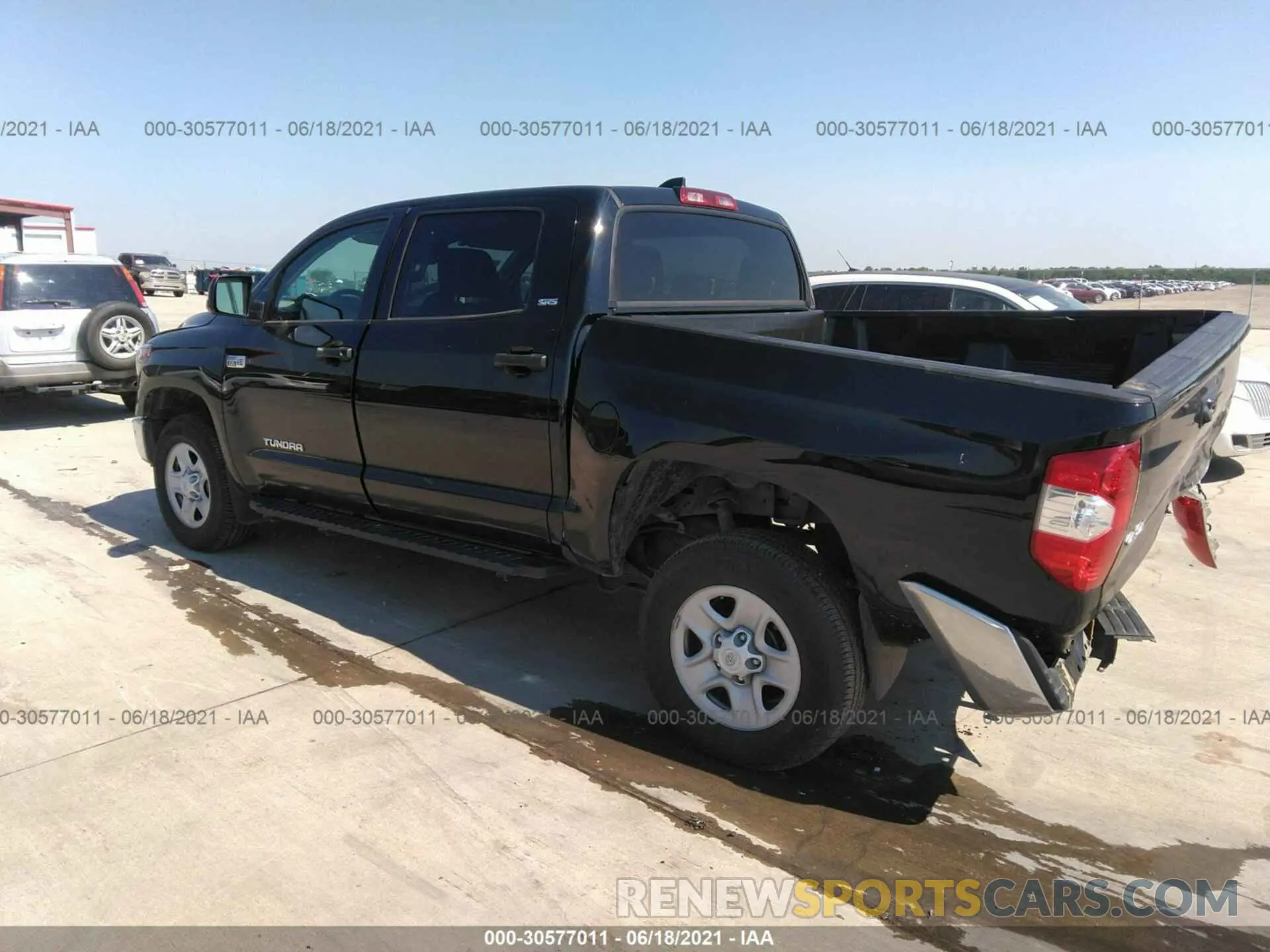 3 fotografías del automóvil dañado 5TFDY5F13LX887578 TOYOTA TUNDRA 4WD 2020