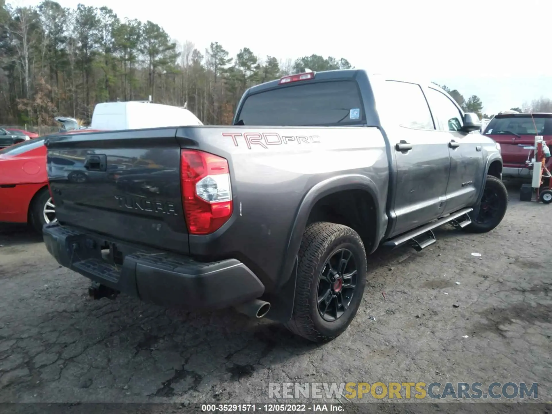 4 fotografías del automóvil dañado 5TFDY5F14LX952406 TOYOTA TUNDRA 4WD 2020