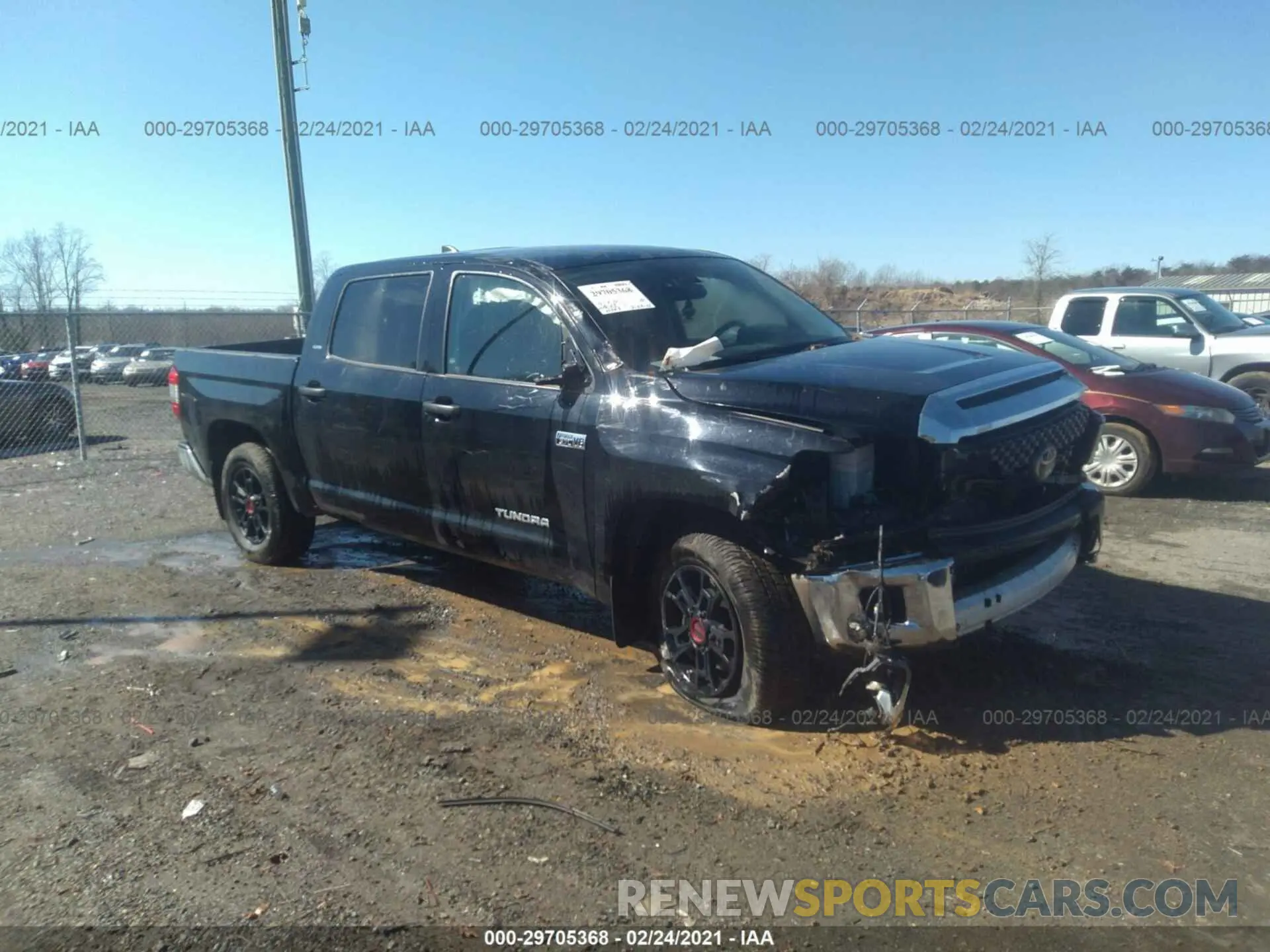 1 fotografías del automóvil dañado 5TFDY5F15LX915428 TOYOTA TUNDRA 4WD 2020