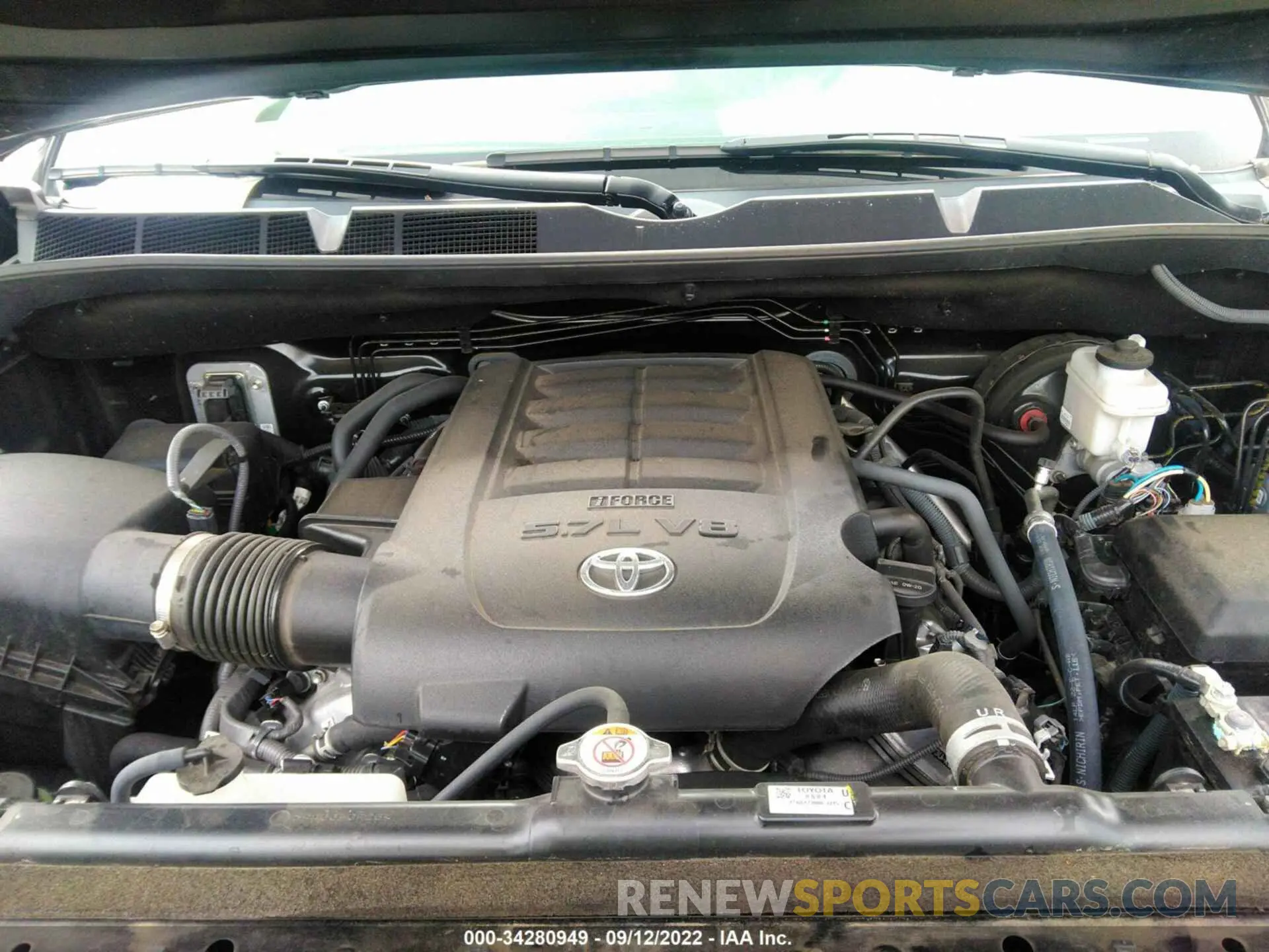 10 fotografías del automóvil dañado 5TFDY5F16LX889468 TOYOTA TUNDRA 4WD 2020