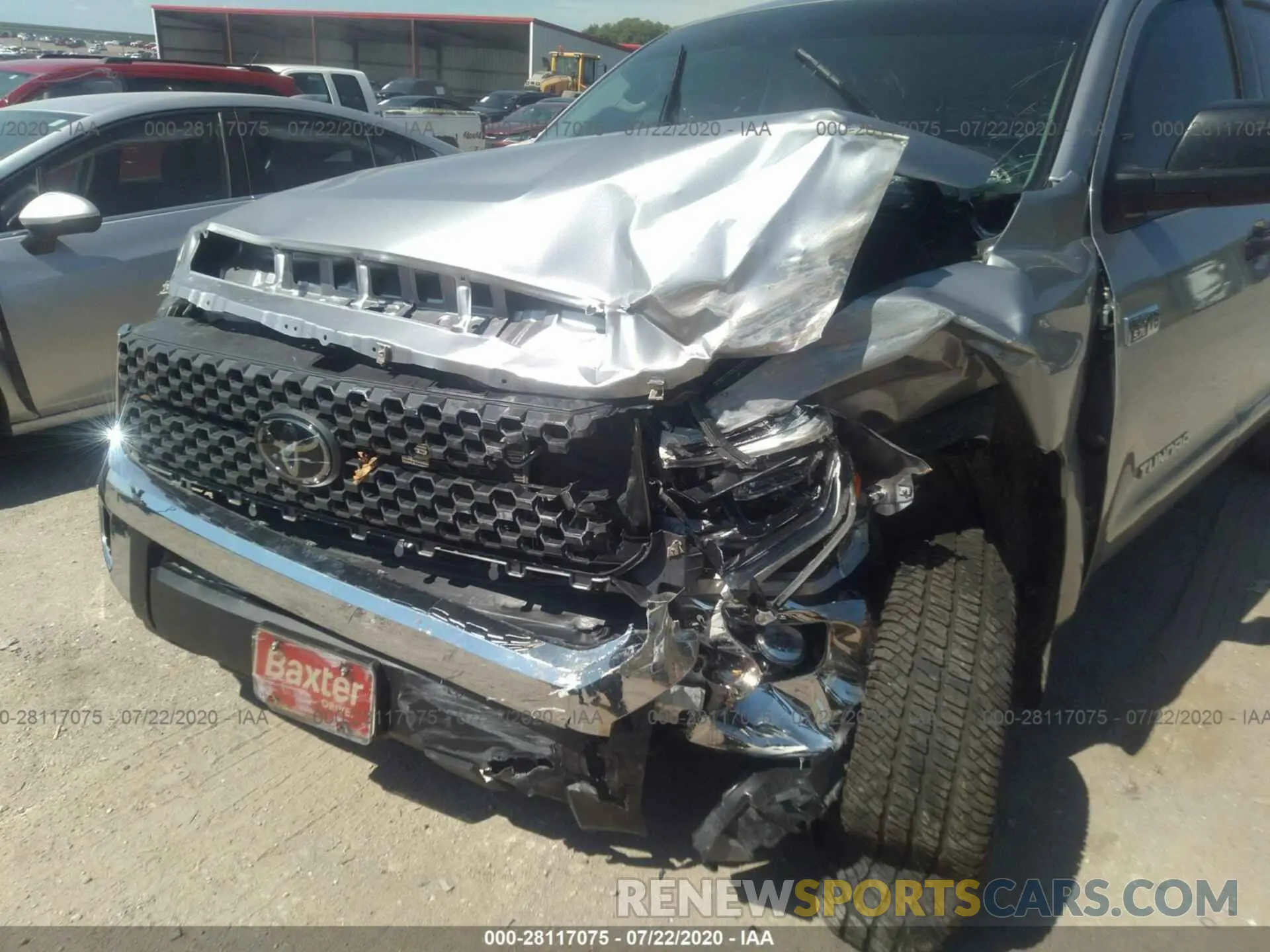 6 fotografías del automóvil dañado 5TFDY5F1XLX922066 TOYOTA TUNDRA 4WD 2020