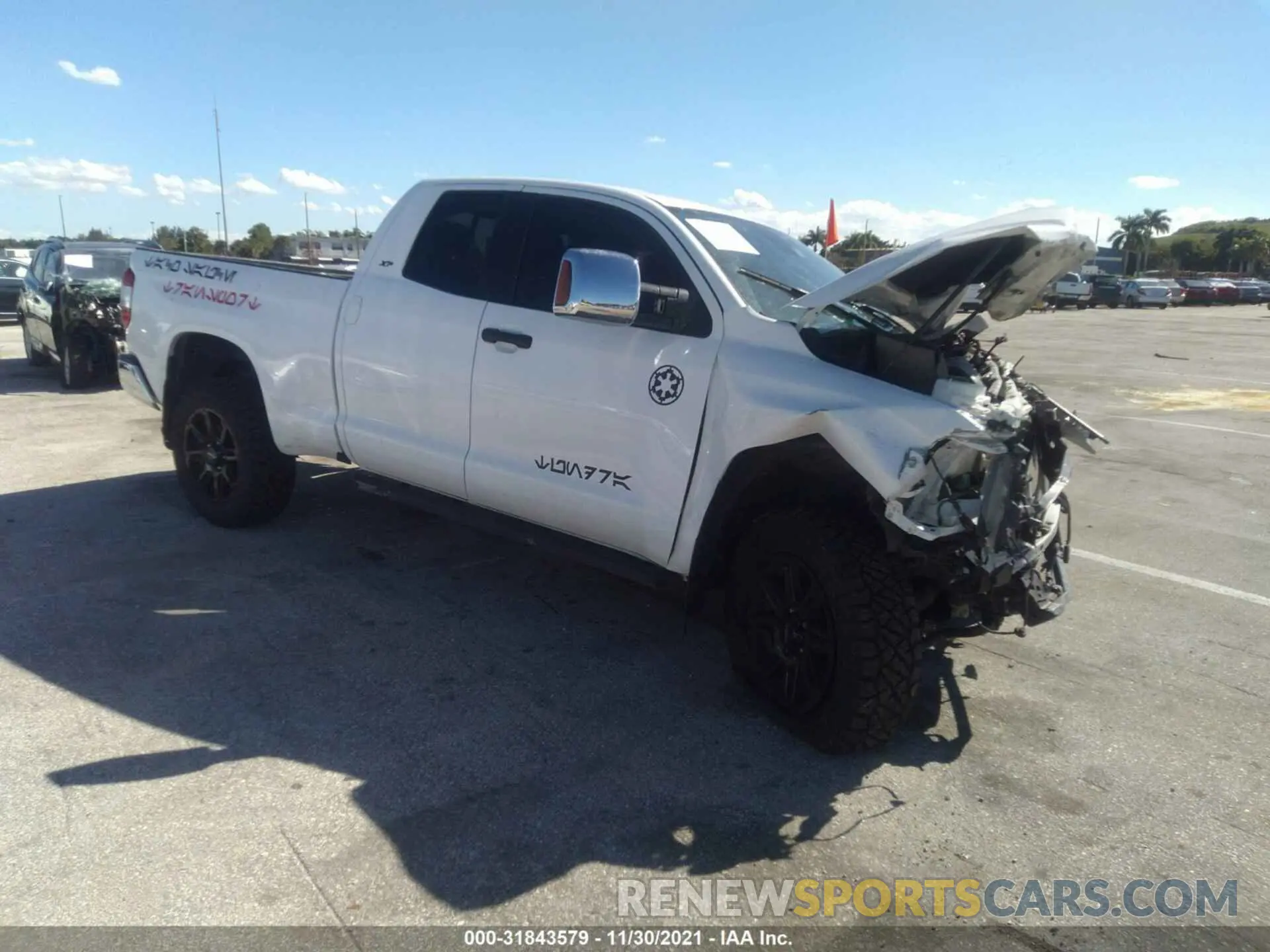 1 fotografías del automóvil dañado 5TFUY5F19LX919949 TOYOTA TUNDRA 4WD 2020