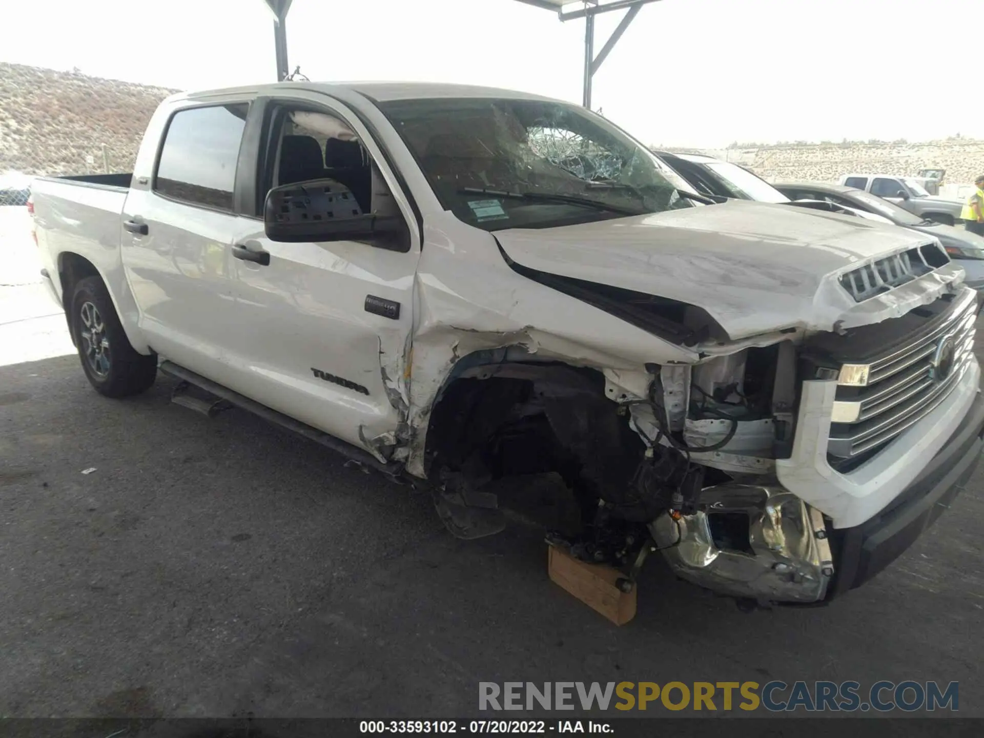 1 fotografías del automóvil dañado 5TFDY5F11MX028152 TOYOTA TUNDRA 4WD 2021