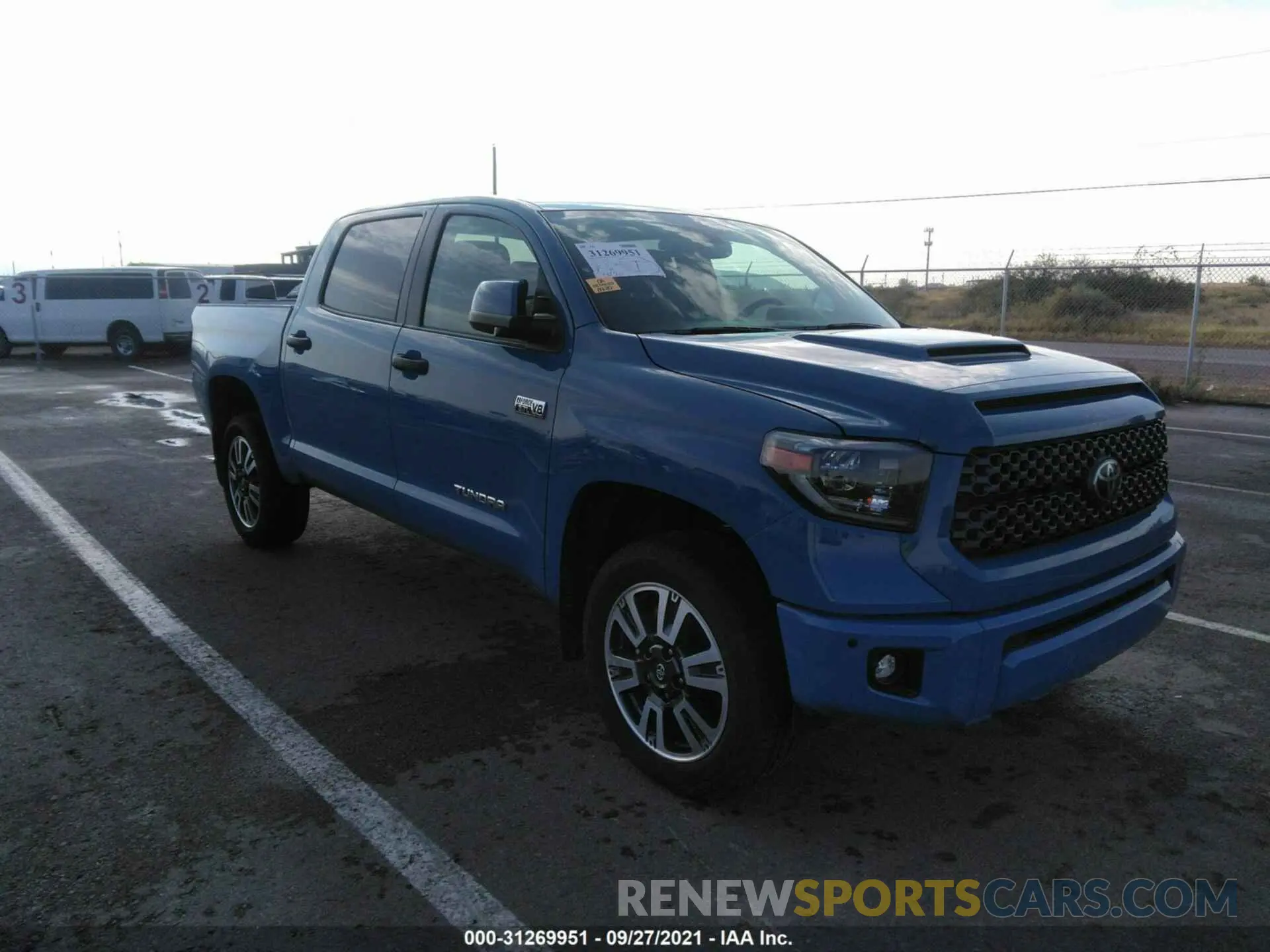 1 fotografías del automóvil dañado 5TFDY5F15MX015825 TOYOTA TUNDRA 4WD 2021