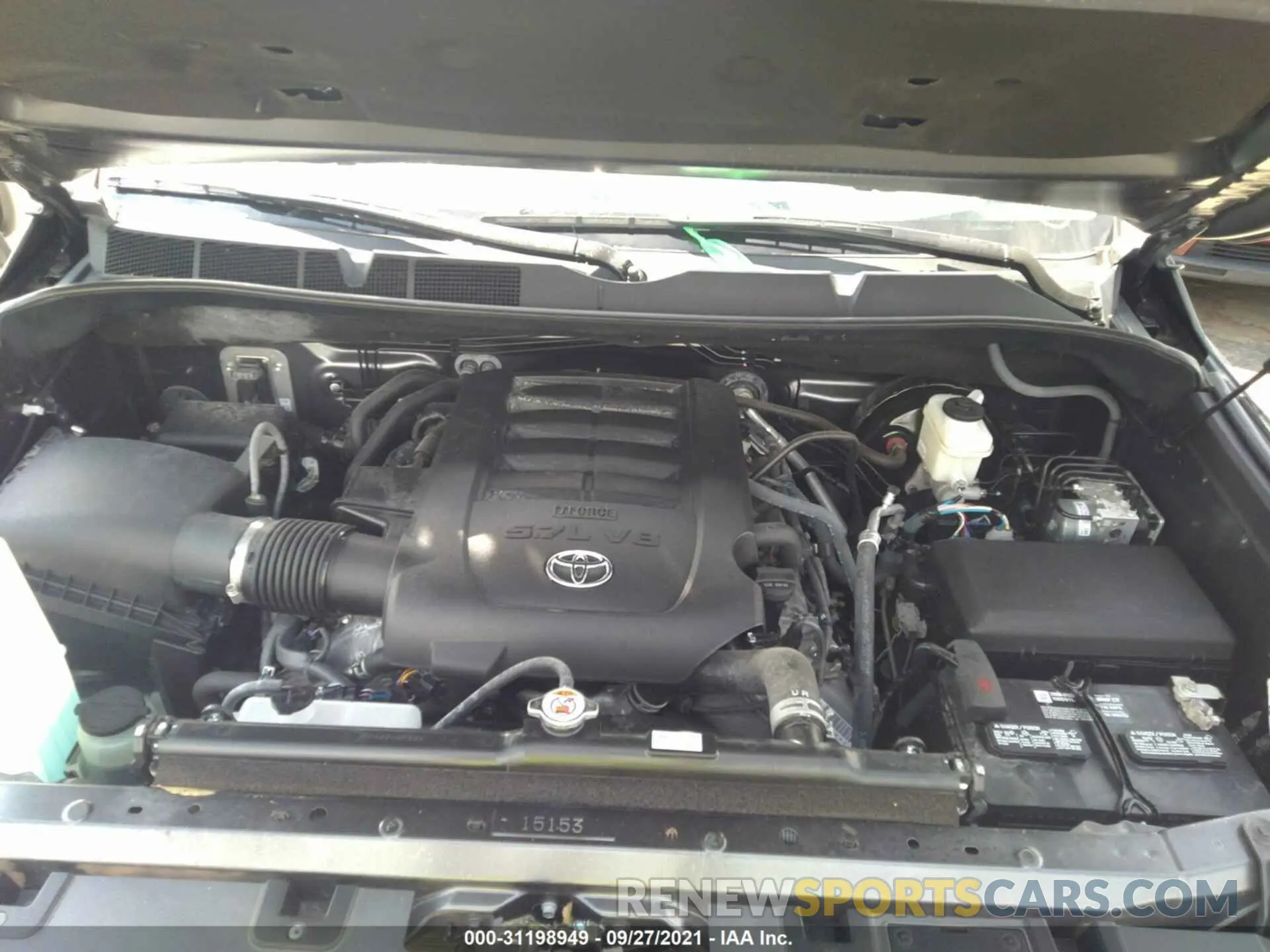 10 fotografías del automóvil dañado 5TFDY5F16MX956412 TOYOTA TUNDRA 4WD 2021