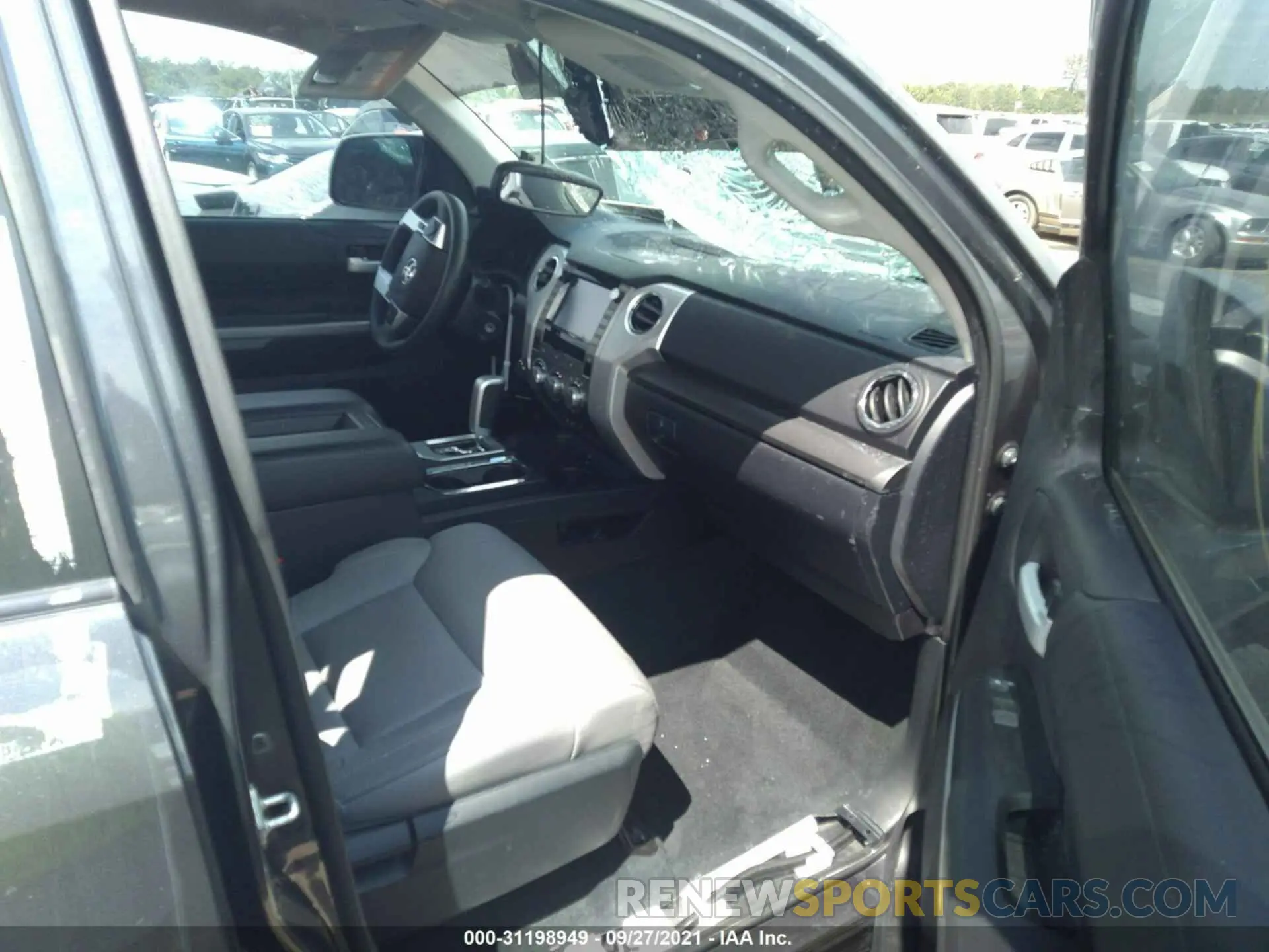 5 fotografías del automóvil dañado 5TFDY5F16MX956412 TOYOTA TUNDRA 4WD 2021