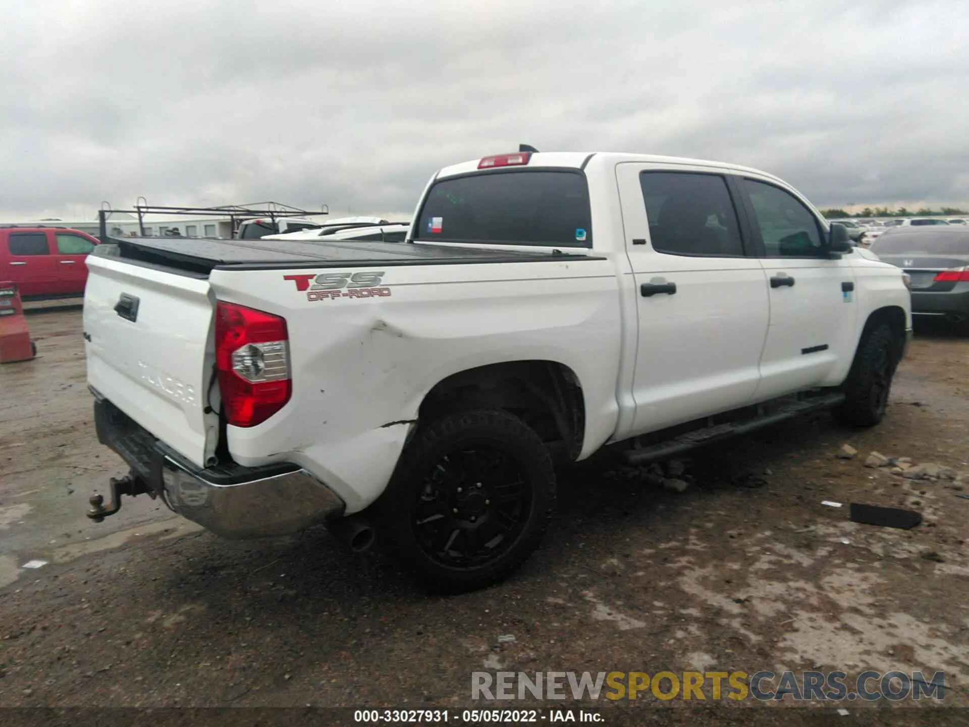 4 fotografías del automóvil dañado 5TFDY5F16MX958645 TOYOTA TUNDRA 4WD 2021