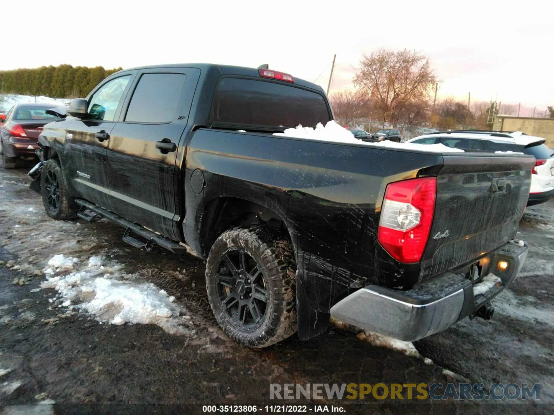 3 fotografías del automóvil dañado 5TFDY5F16MX971122 TOYOTA TUNDRA 4WD 2021