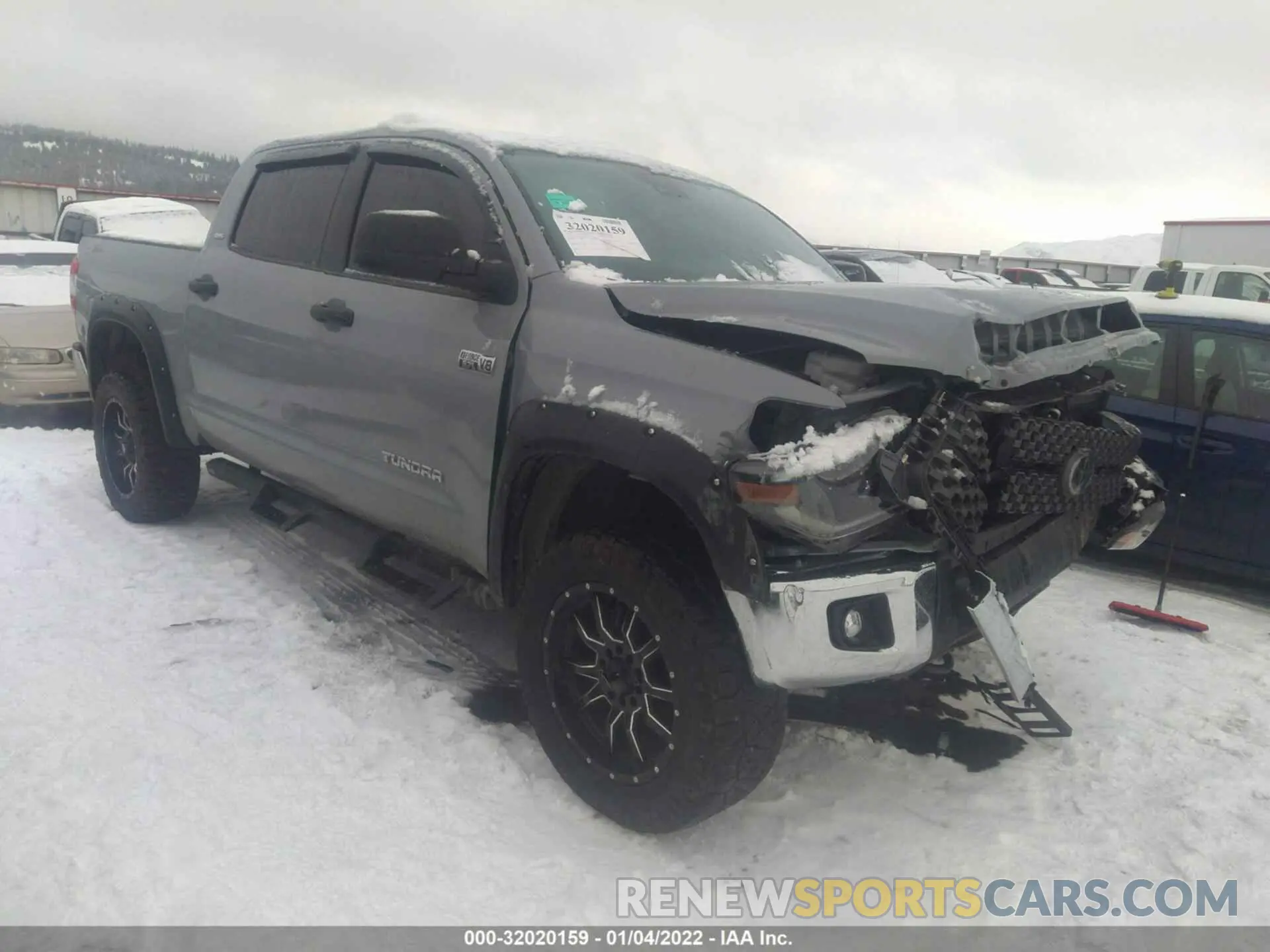 1 fotografías del automóvil dañado 5TFDY5F19MX991817 TOYOTA TUNDRA 4WD 2021
