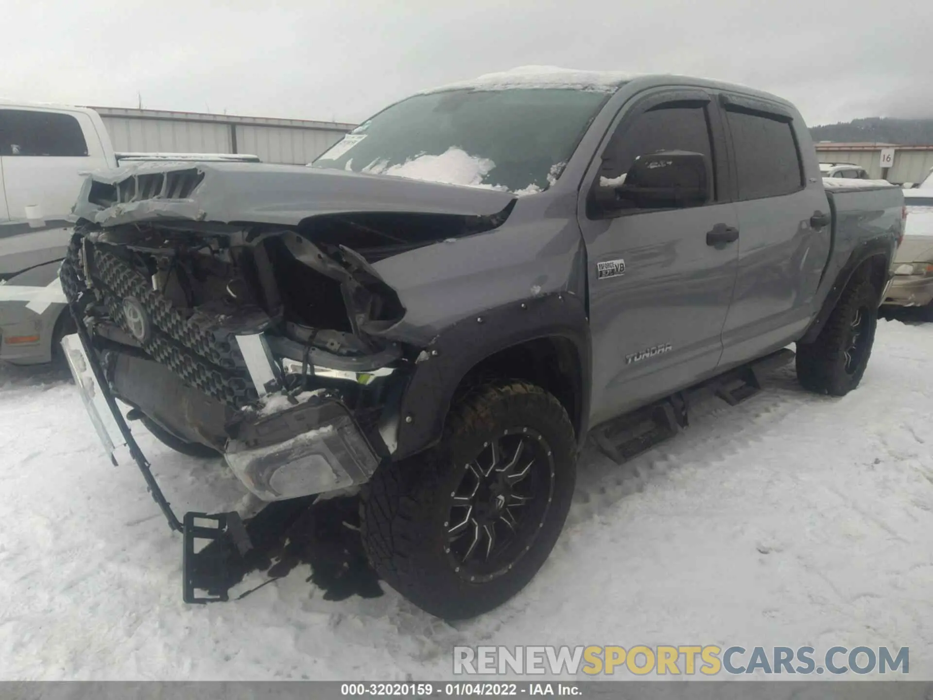 2 fotografías del automóvil dañado 5TFDY5F19MX991817 TOYOTA TUNDRA 4WD 2021