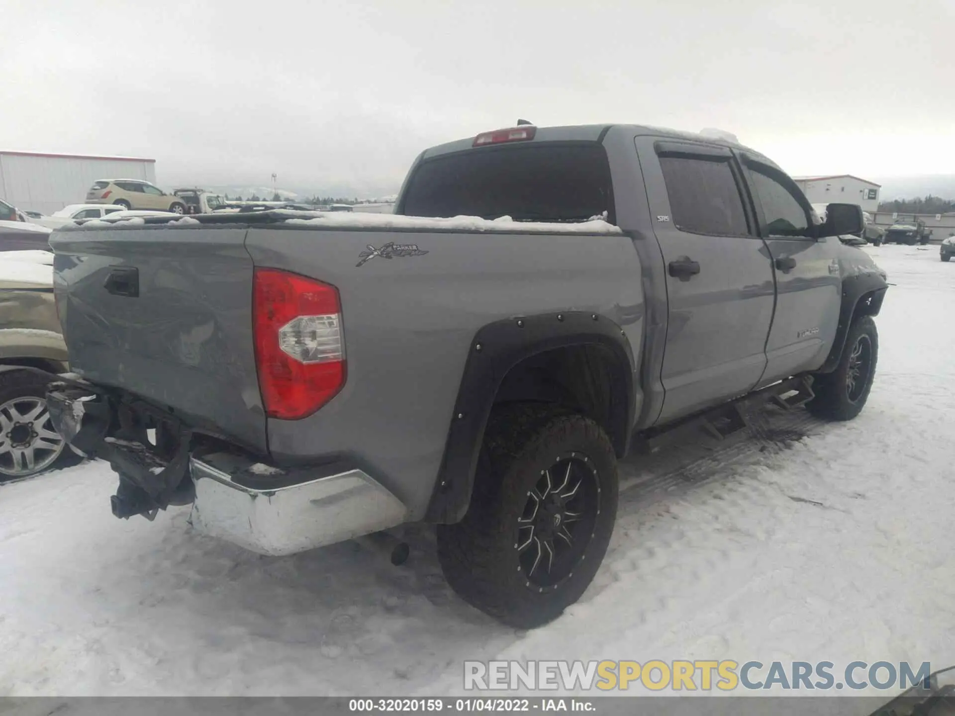 4 fotografías del automóvil dañado 5TFDY5F19MX991817 TOYOTA TUNDRA 4WD 2021