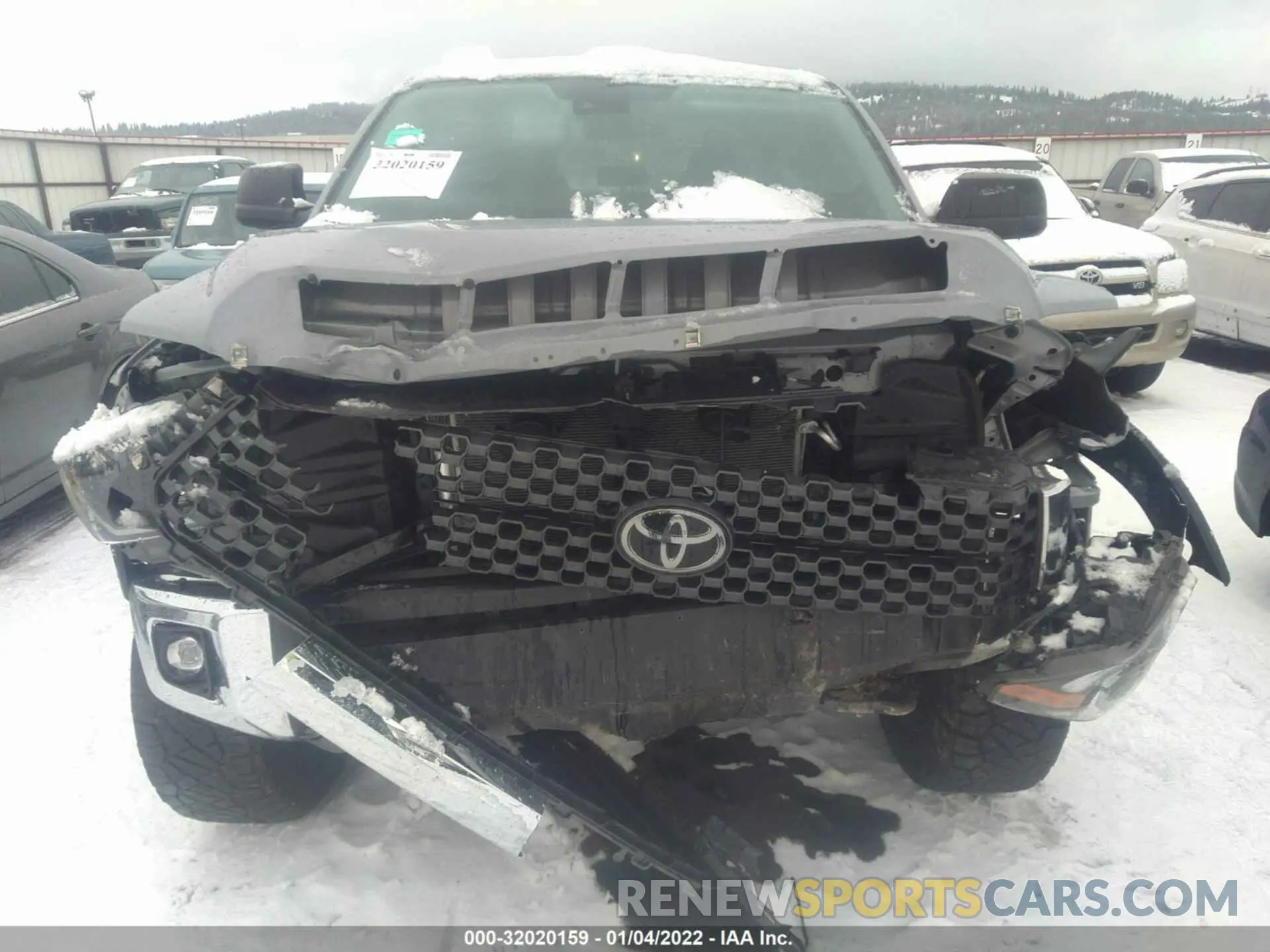 6 fotografías del automóvil dañado 5TFDY5F19MX991817 TOYOTA TUNDRA 4WD 2021