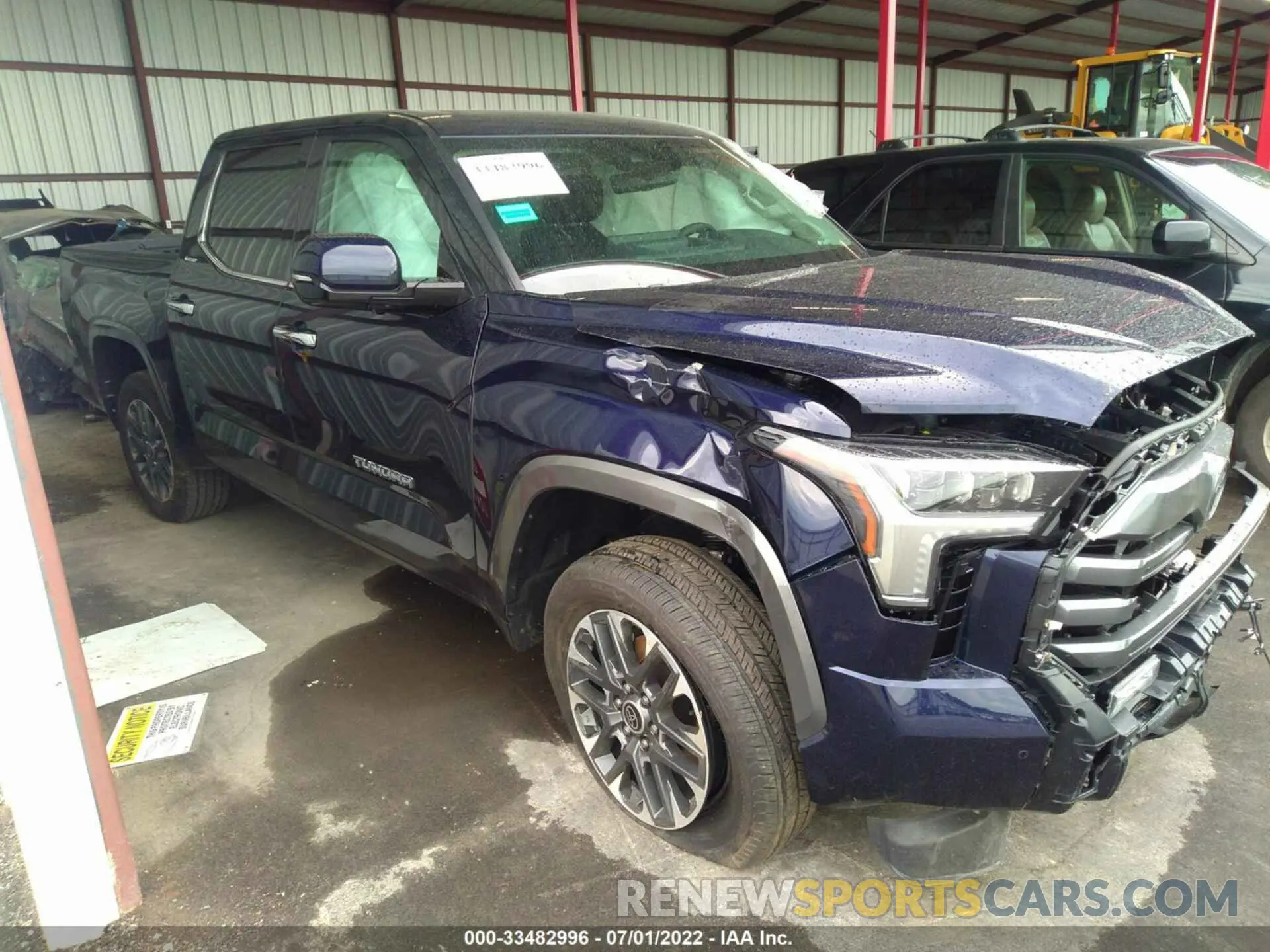 1 fotografías del automóvil dañado 5TFJA5DB6NX033237 TOYOTA TUNDRA 4WD 2022