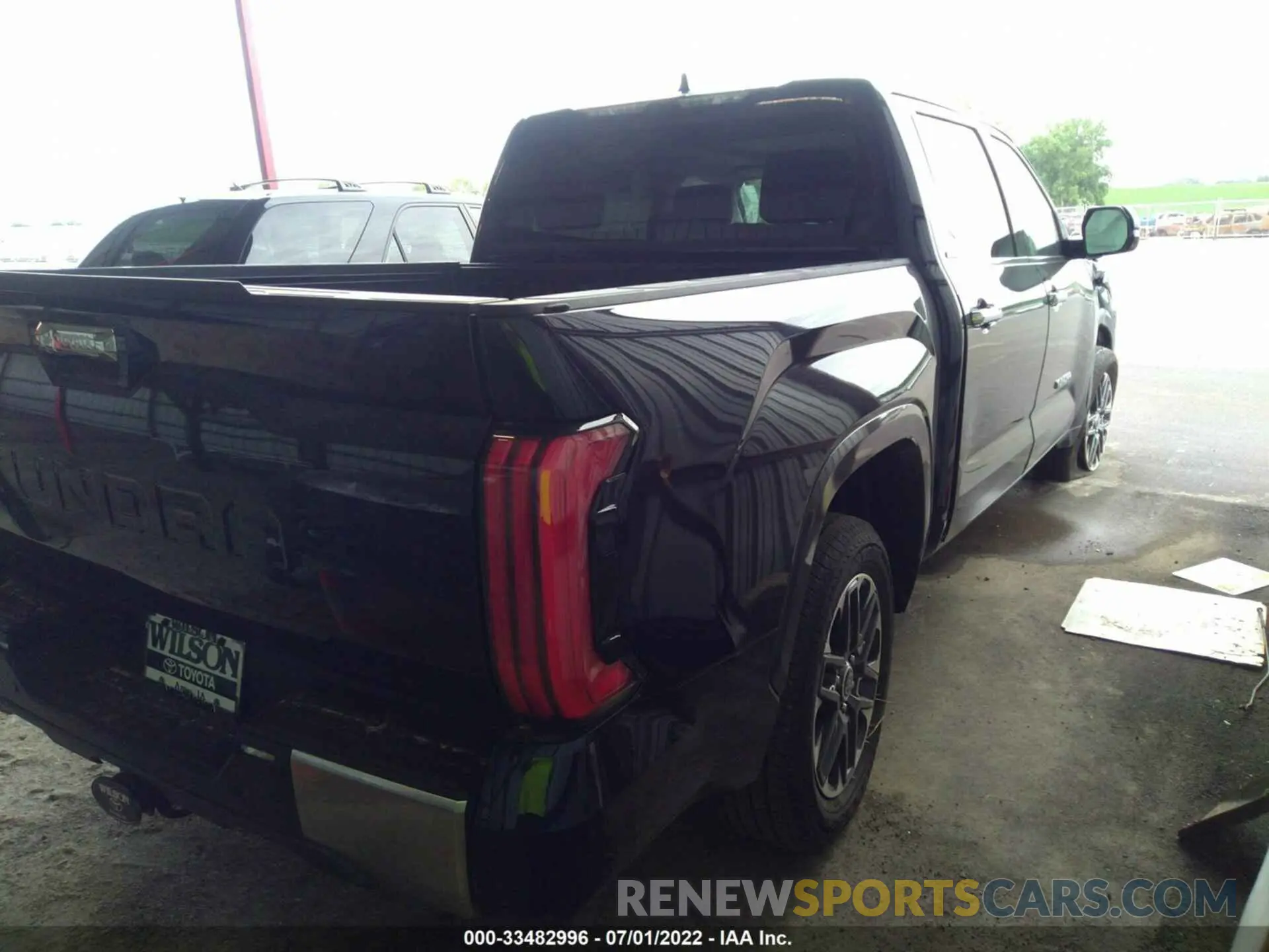 4 fotografías del automóvil dañado 5TFJA5DB6NX033237 TOYOTA TUNDRA 4WD 2022
