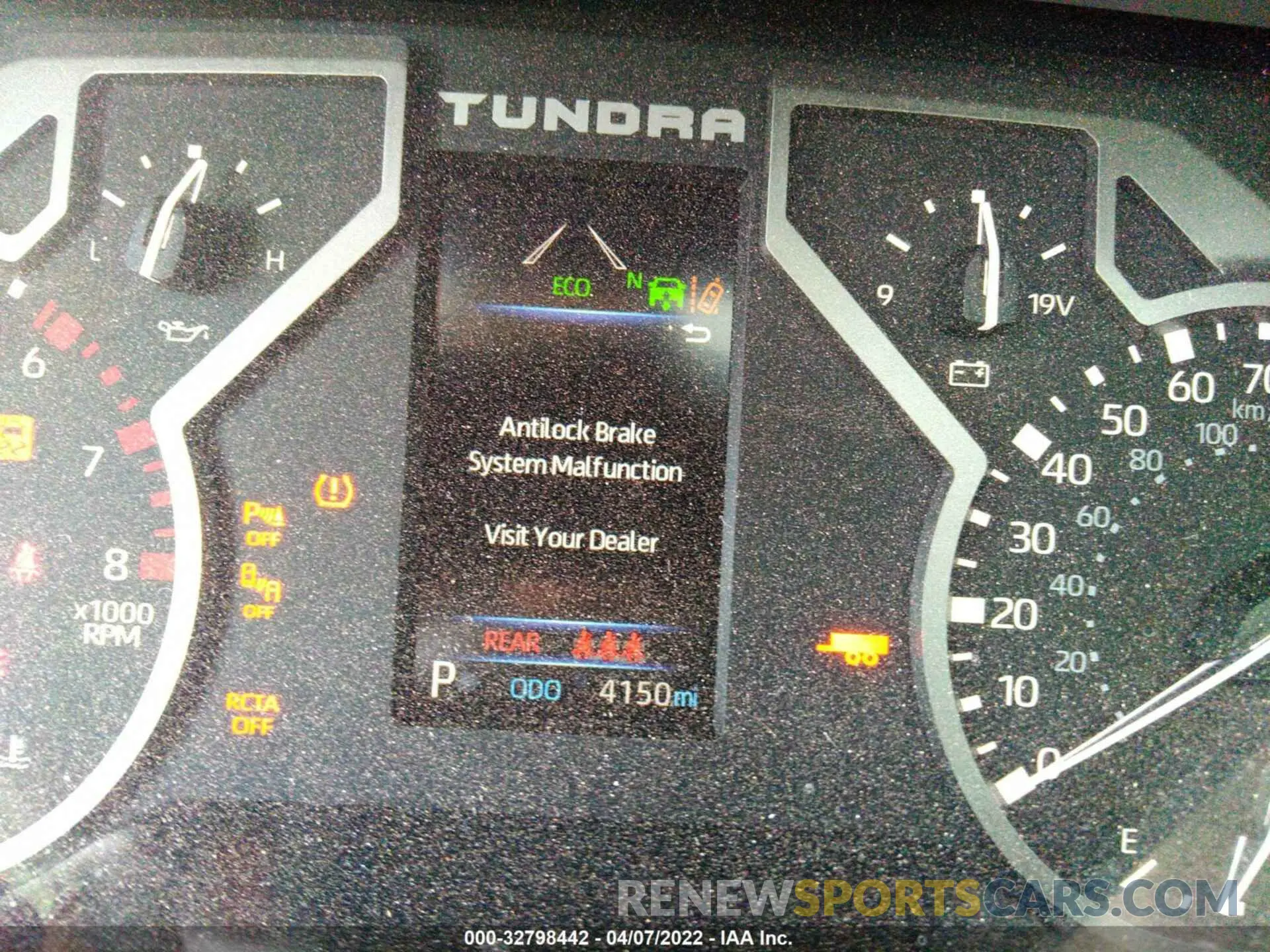 7 fotografías del automóvil dañado 5TFJA5EC5NX002441 TOYOTA TUNDRA 4WD 2022