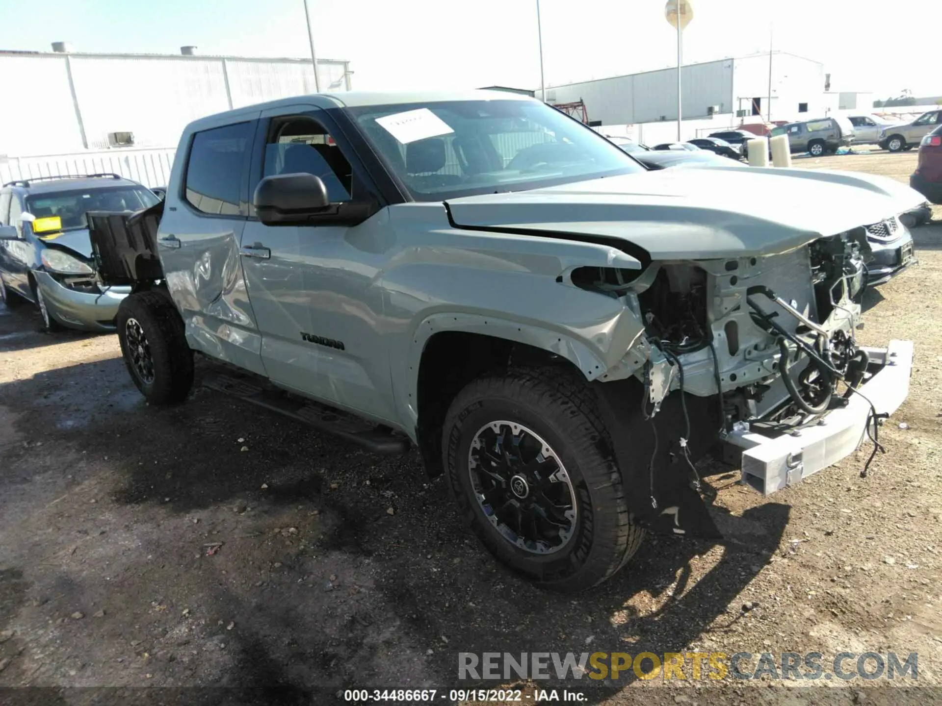 1 fotografías del automóvil dañado 5TFLA5DB5NX025770 TOYOTA TUNDRA 4WD 2022