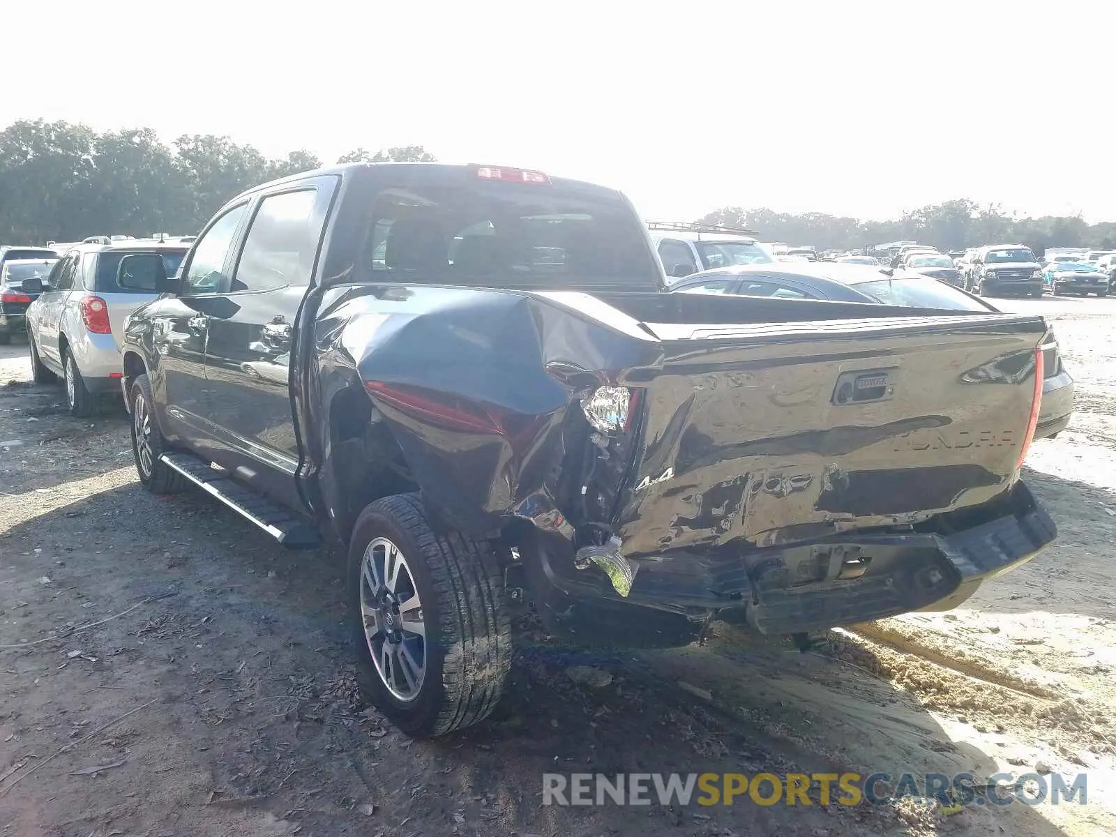 3 fotografías del automóvil dañado 5TFAY5F17KX820144 TOYOTA TUNDRA CRE 2019