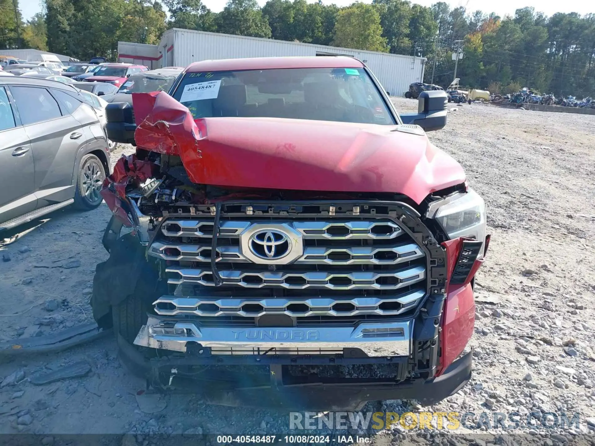 11 fotografías del automóvil dañado 5TFMC5AB0NX001167 TOYOTA TUNDRA HYBRID 2022