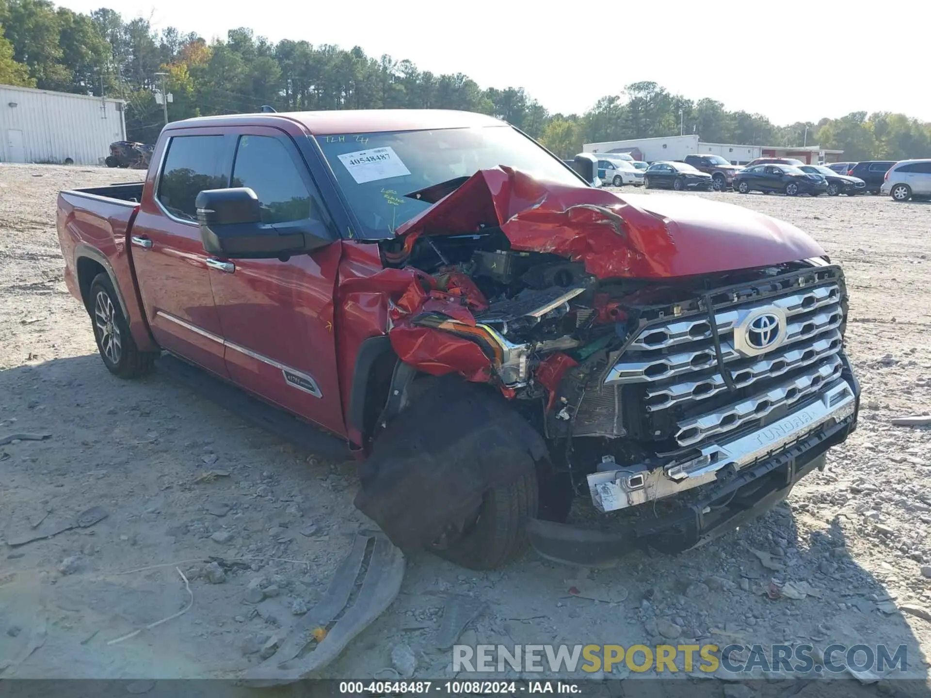 12 fotografías del automóvil dañado 5TFMC5AB0NX001167 TOYOTA TUNDRA HYBRID 2022
