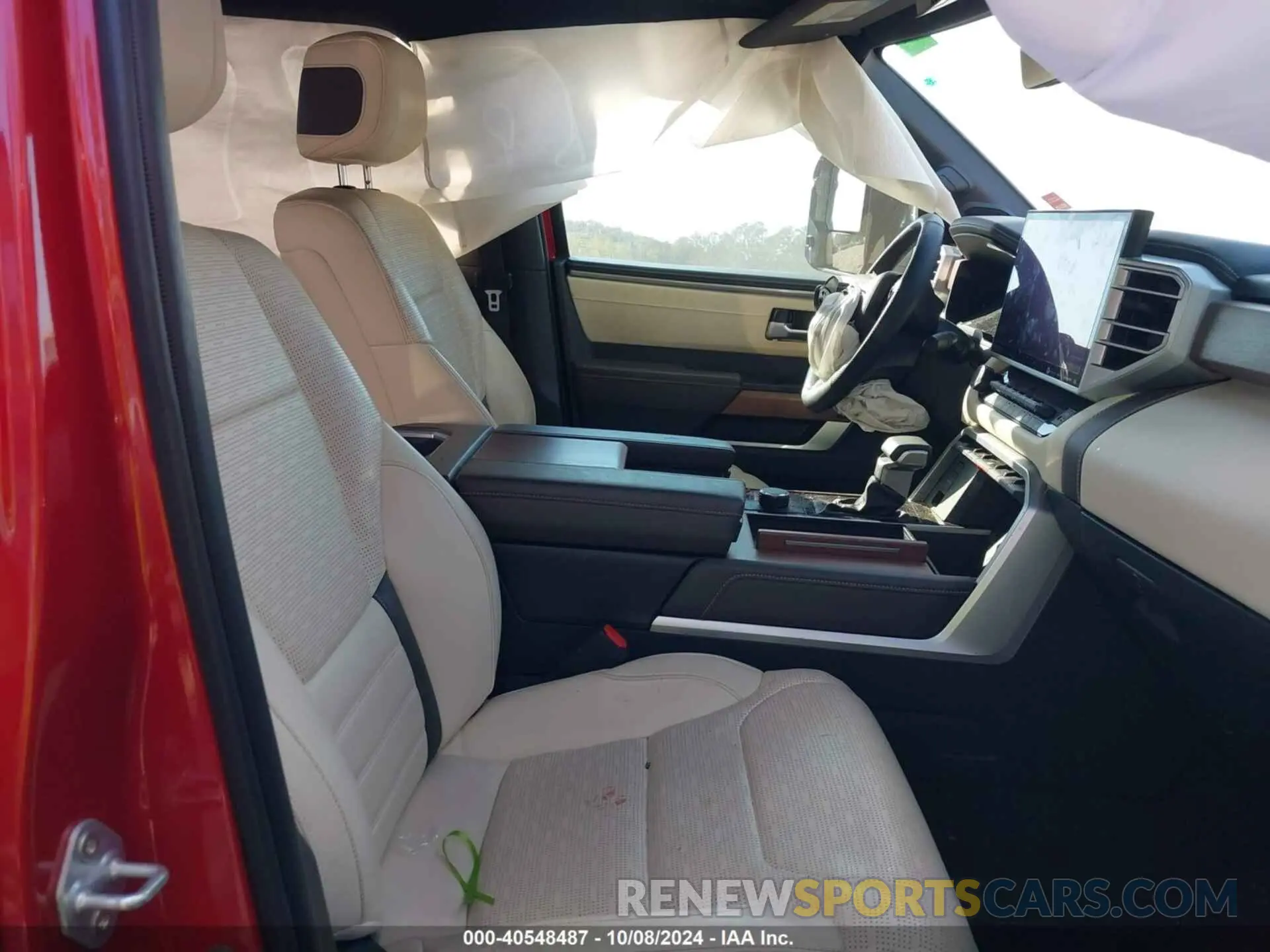 5 fotografías del automóvil dañado 5TFMC5AB0NX001167 TOYOTA TUNDRA HYBRID 2022