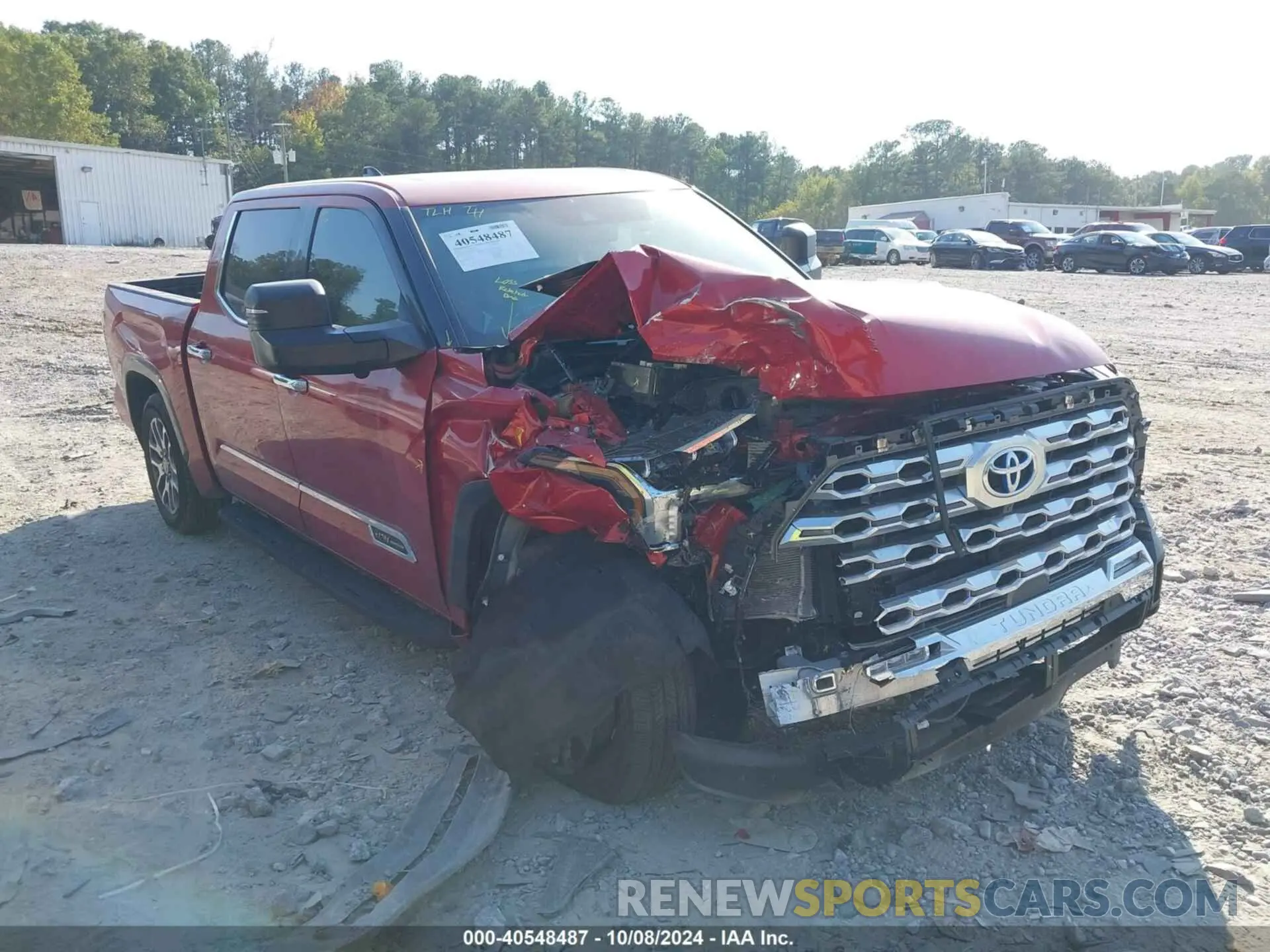 6 fotografías del automóvil dañado 5TFMC5AB0NX001167 TOYOTA TUNDRA HYBRID 2022