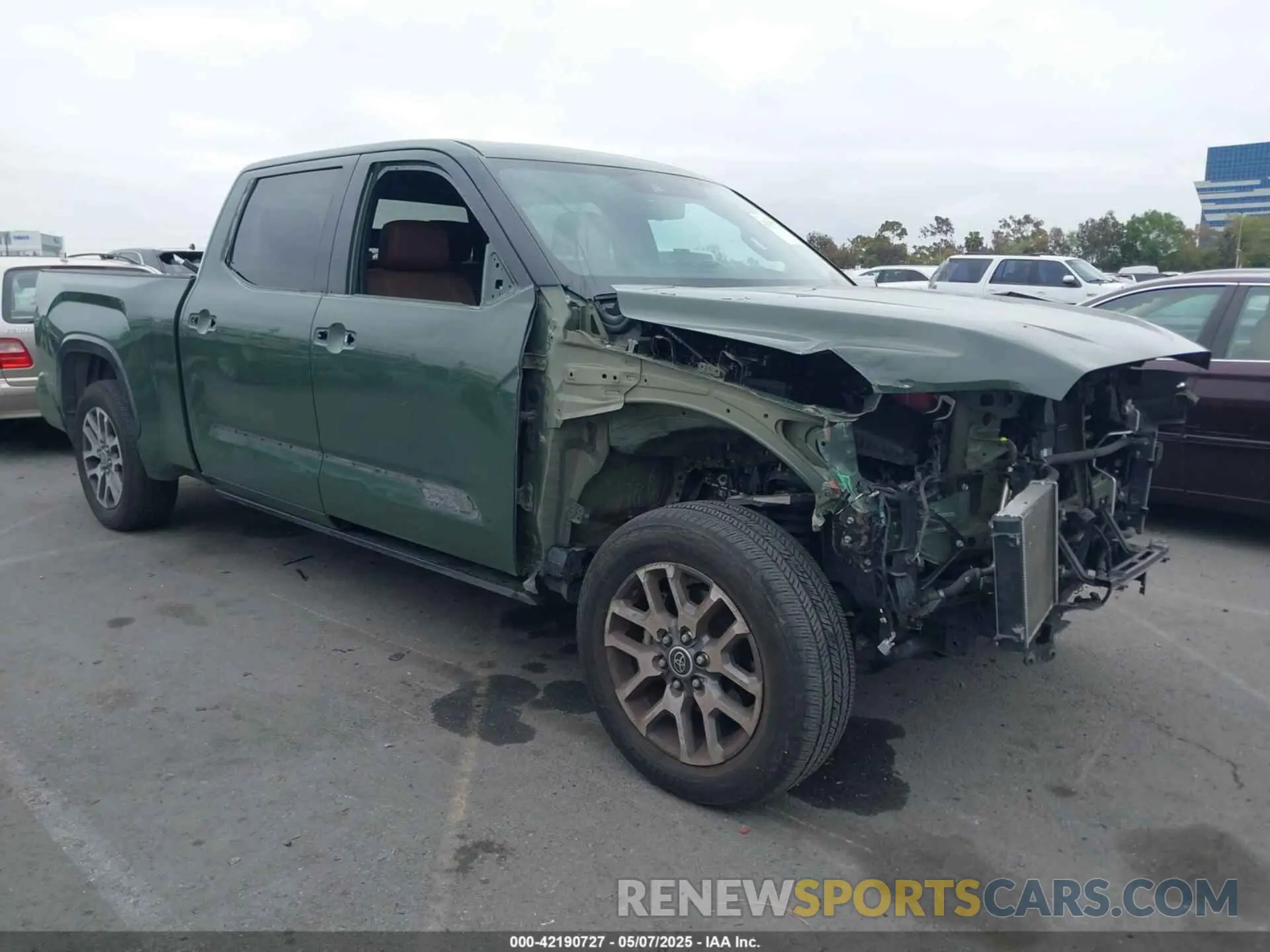 1 fotografías del automóvil dañado 5TFMC5EC9NX001199 TOYOTA TUNDRA HYBRID 2022