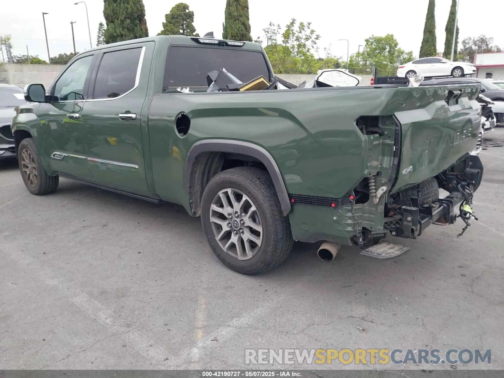3 fotografías del automóvil dañado 5TFMC5EC9NX001199 TOYOTA TUNDRA HYBRID 2022