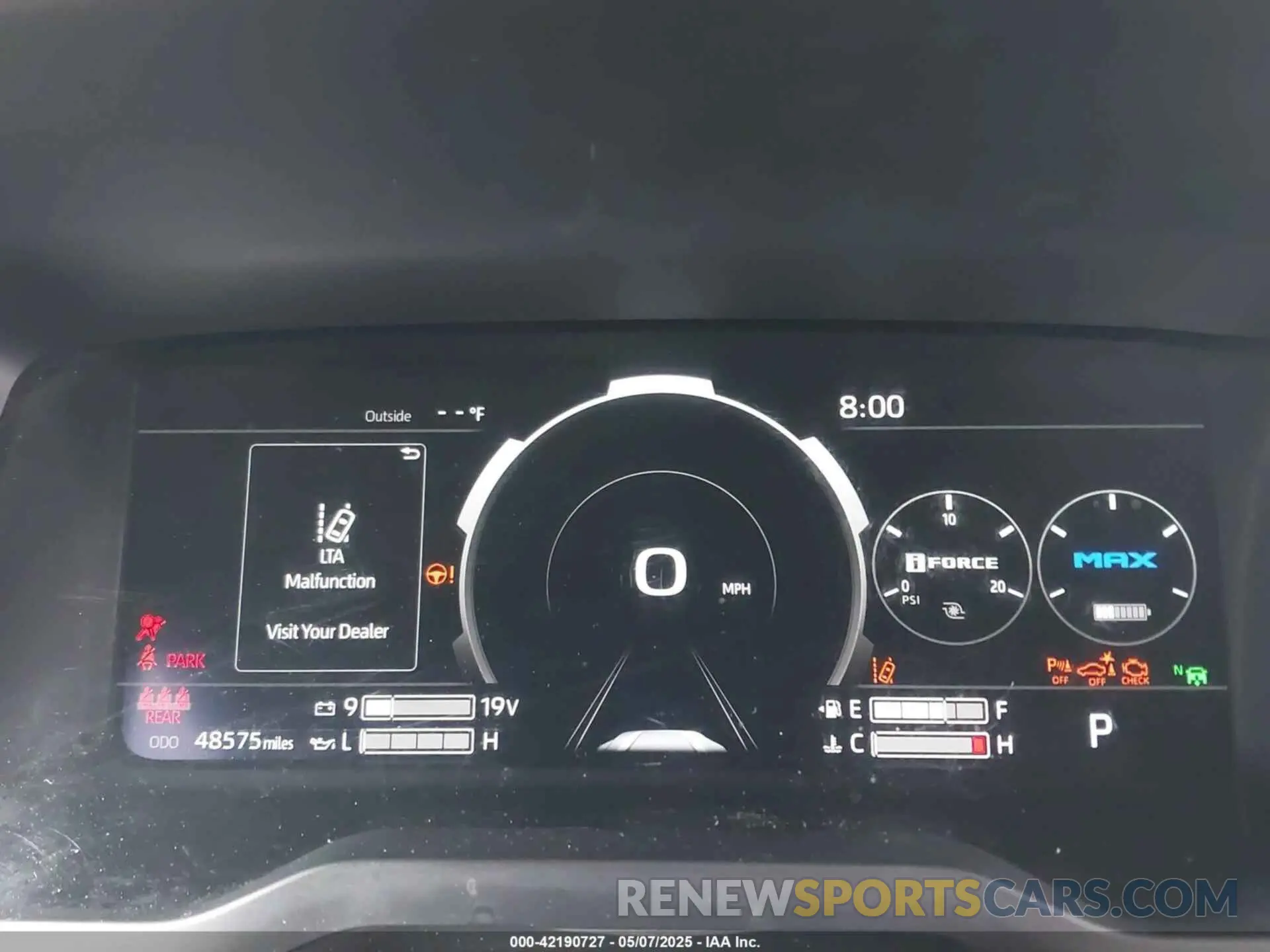 7 fotografías del automóvil dañado 5TFMC5EC9NX001199 TOYOTA TUNDRA HYBRID 2022