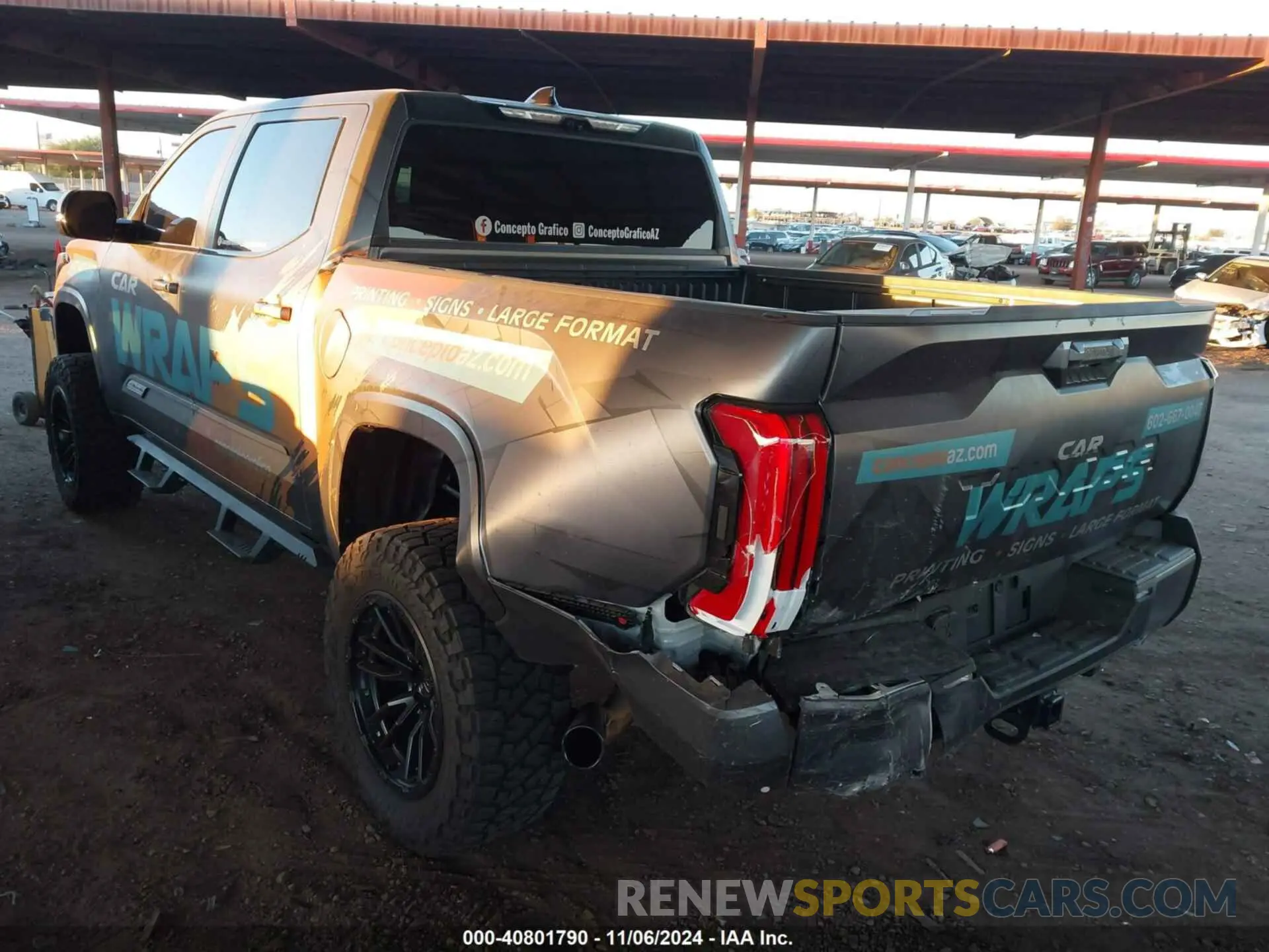 3 fotografías del automóvil dañado 5TFNC5DB4PX035860 TOYOTA TUNDRA HYBRID 2023