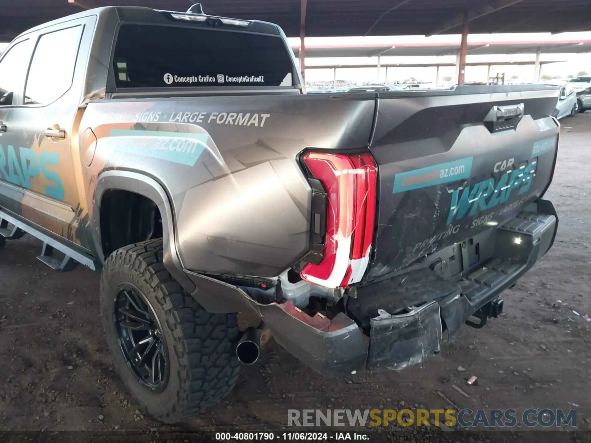 6 fotografías del automóvil dañado 5TFNC5DB4PX035860 TOYOTA TUNDRA HYBRID 2023