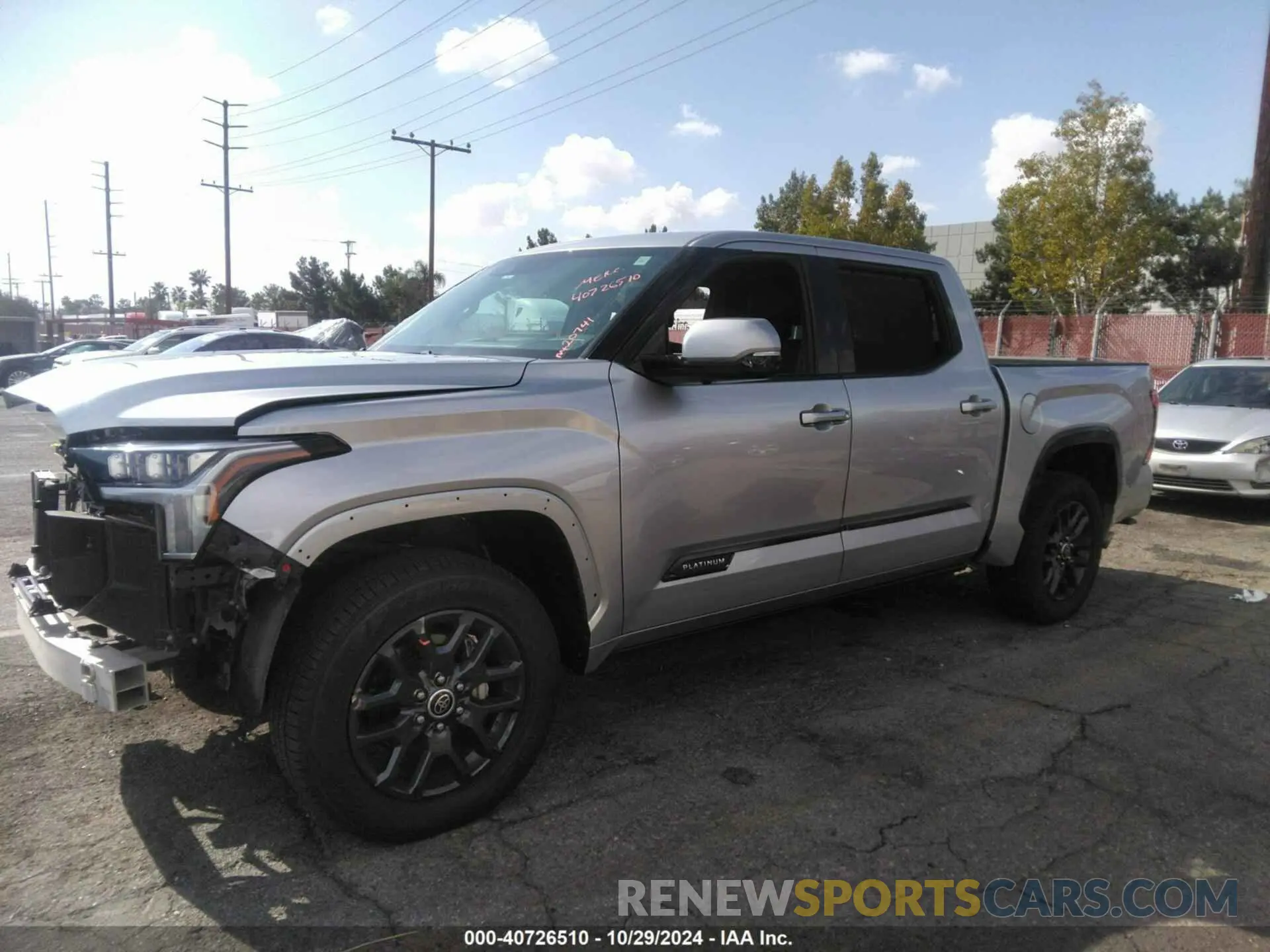 2 fotografías del automóvil dañado 5TFNC5DB4PX036944 TOYOTA TUNDRA HYBRID 2023