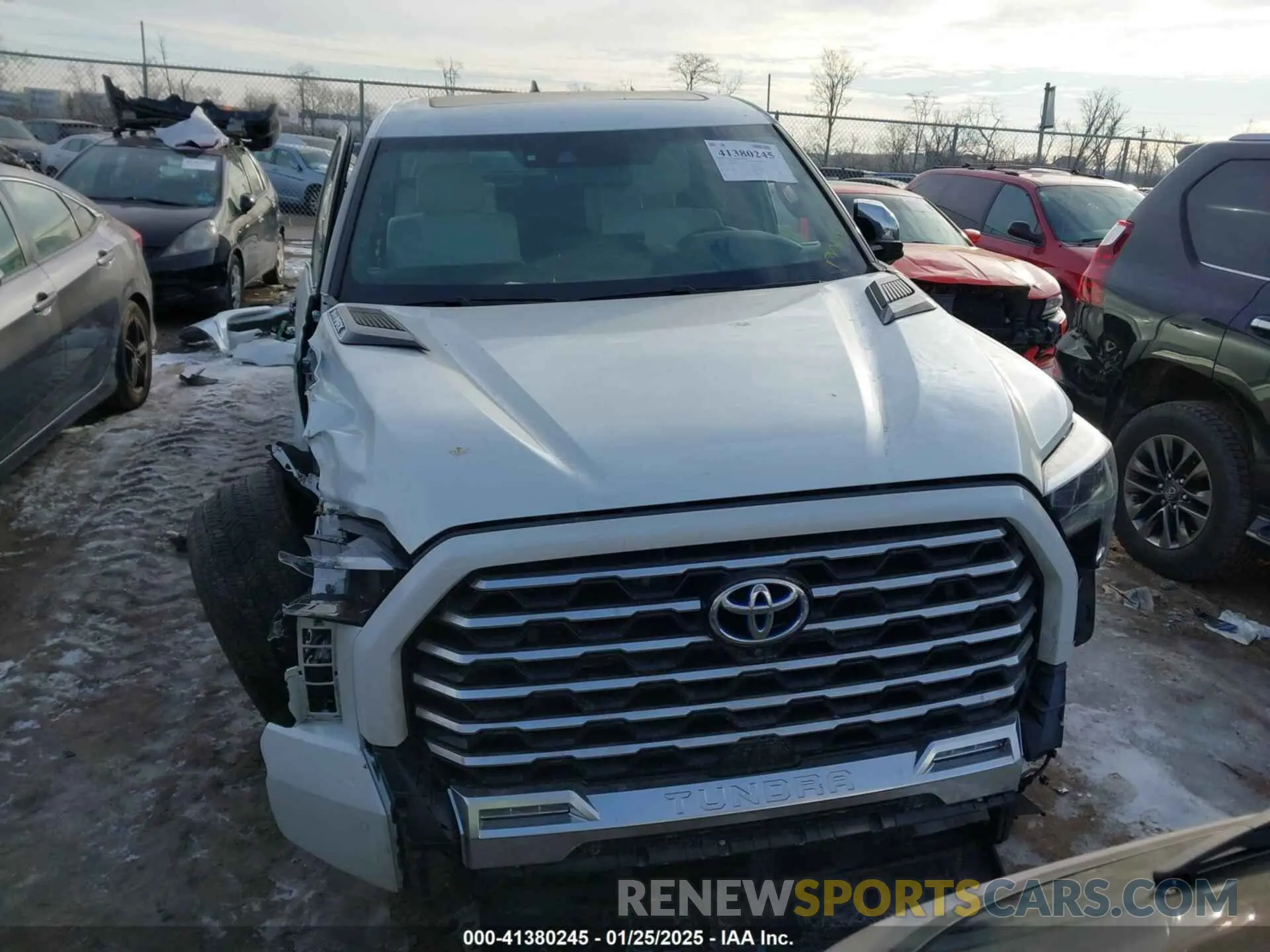 13 fotografías del automóvil dañado 5TFVC5DB4PX040072 TOYOTA TUNDRA HYBRID 2023