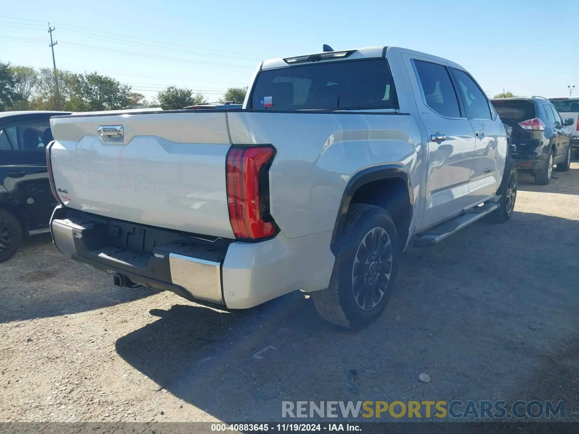 4 fotografías del automóvil dañado 5TFJC5DB1RX054822 TOYOTA TUNDRA HYBRID 2024