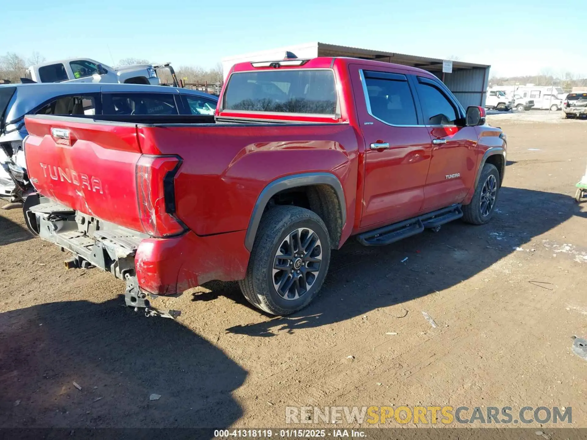 4 fotografías del automóvil dañado 5TFJC5DB1RX070728 TOYOTA TUNDRA HYBRID 2024
