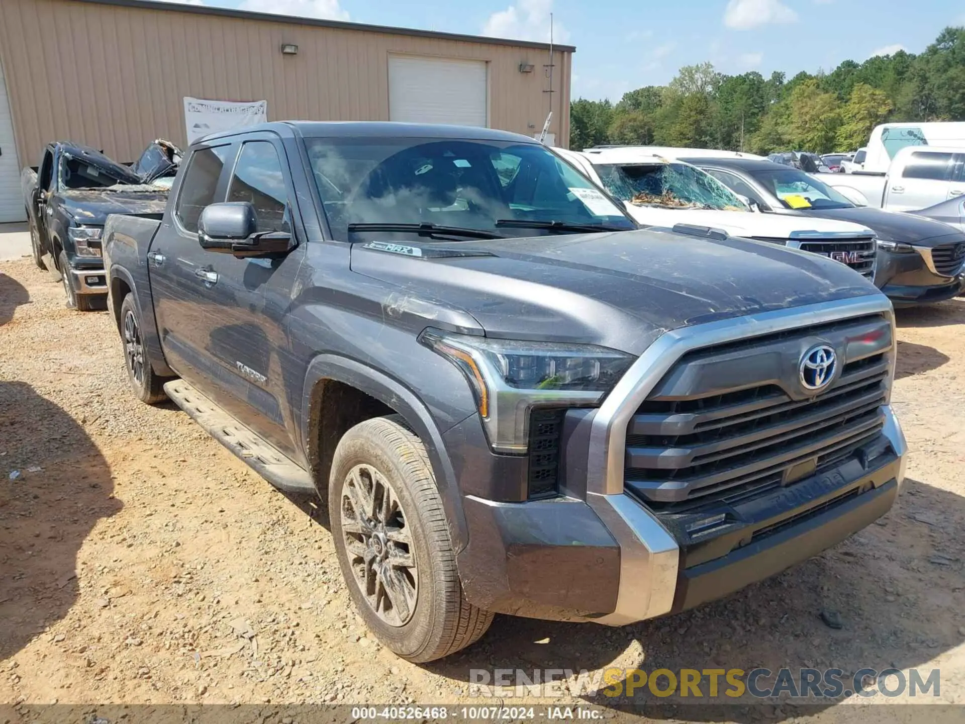 1 fotografías del automóvil dañado 5TFJC5DB9RX044247 TOYOTA TUNDRA HYBRID 2024